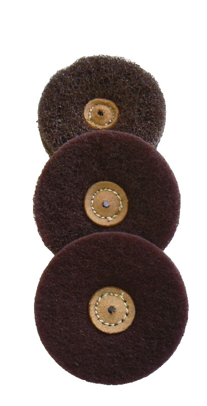 Satin Finish Wheel 2 Ply 4″ Aluminum Oxide Medium Grade Matt Brush Buff Wheel