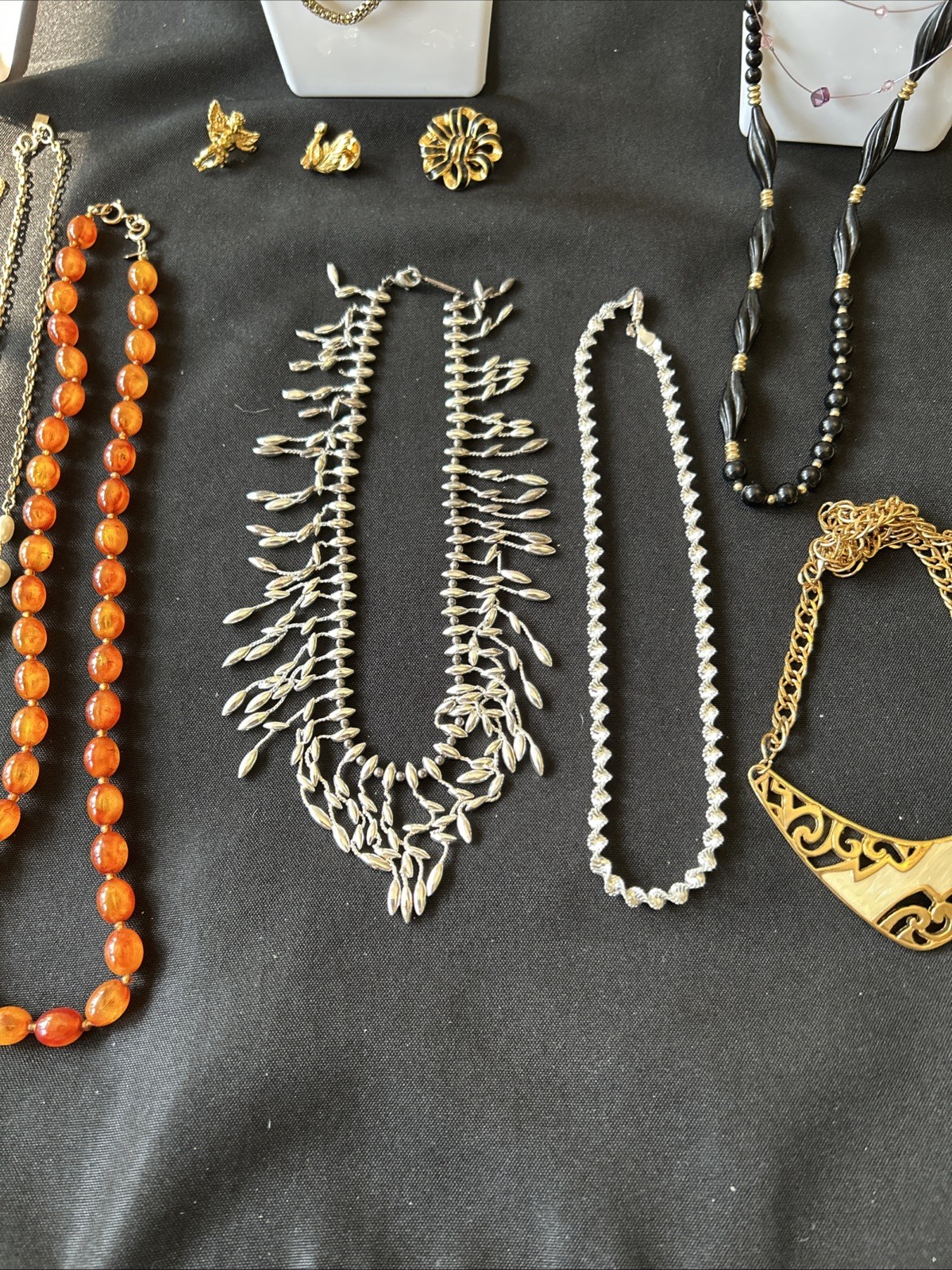 20+VTG Estate Lot of Jewelry Sarah Cov, Napier, Trifari, Goldette, Avon More!