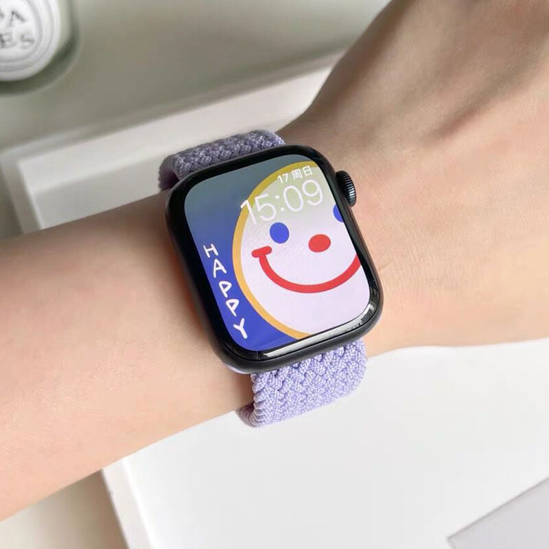 For Apple Watch 9 8 7 6 5 4 SE Ultra 2 Braided Solo Loop Band Size 41/42mm XS