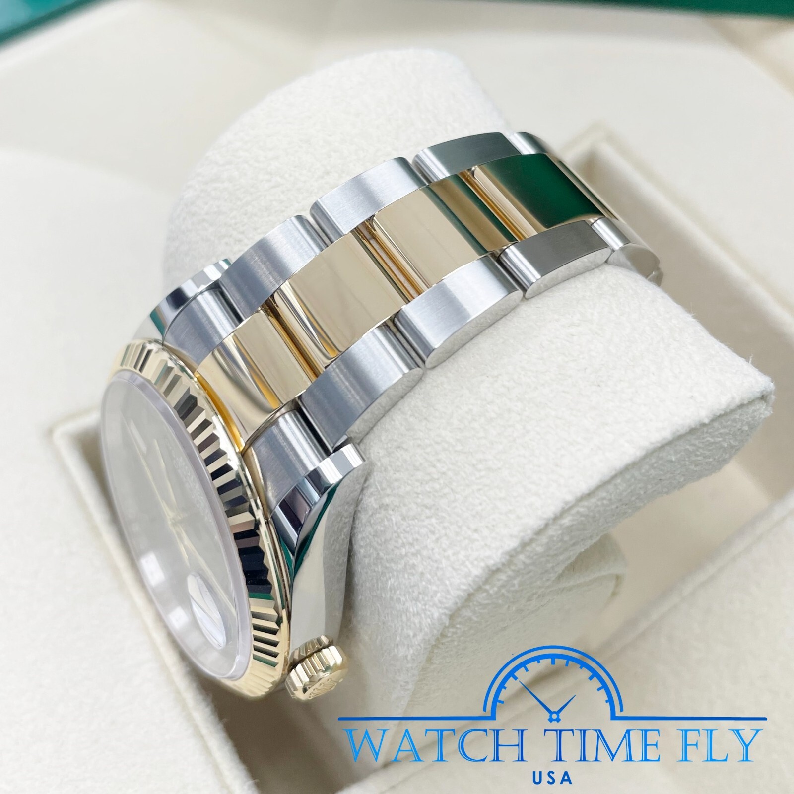 Rolex 126233 Datejust 36mm Two-Tone Steel/Yellow Gold Fluted Bezel Wimbledon