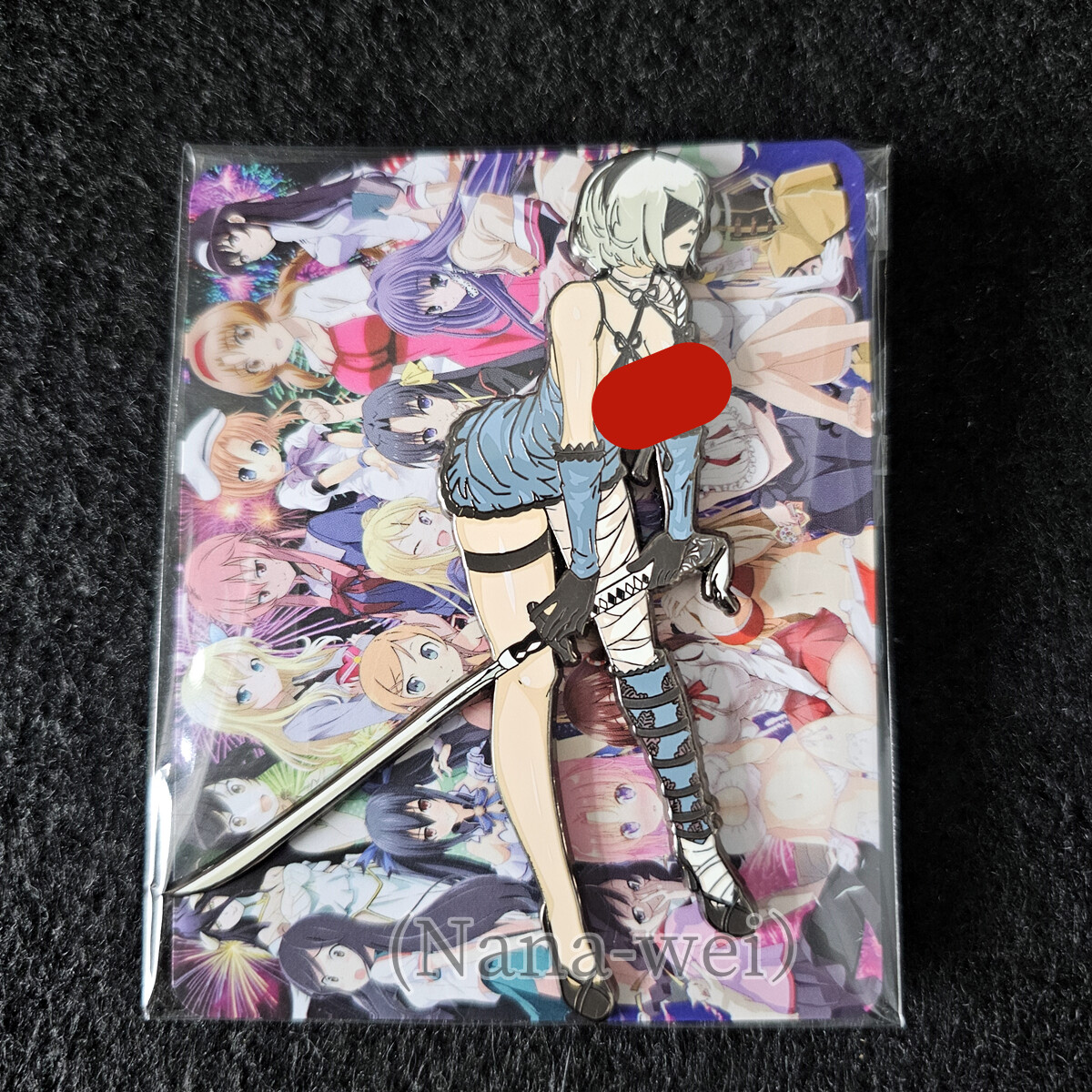 New Nier Automata Yorha No. 2 Type B 2B limit Metal Badge Pin Collectible