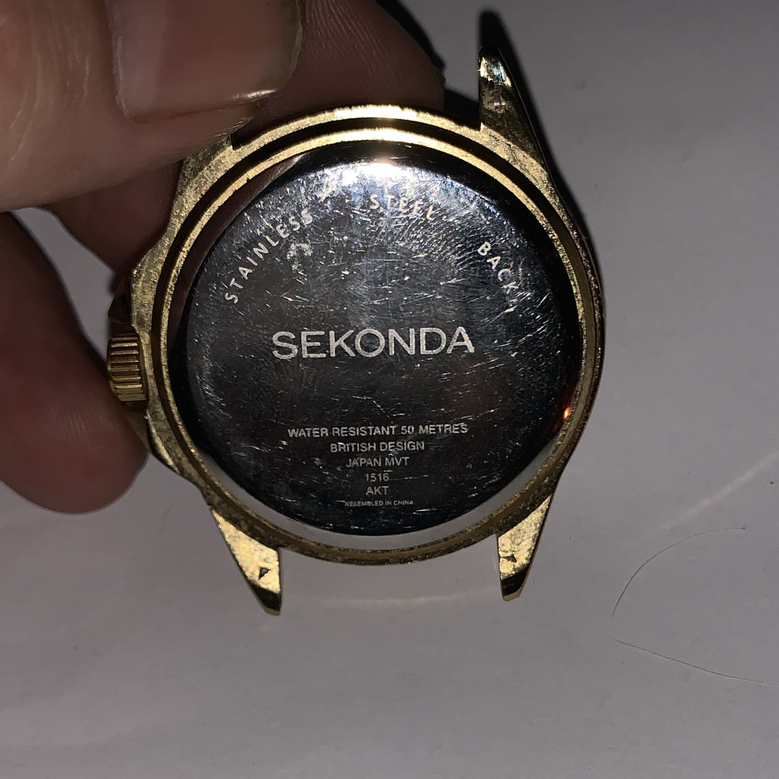 Sekonda Men’s Quartz Analogue Watch Blue/Black Dial Date WR50m Rotating Bezel