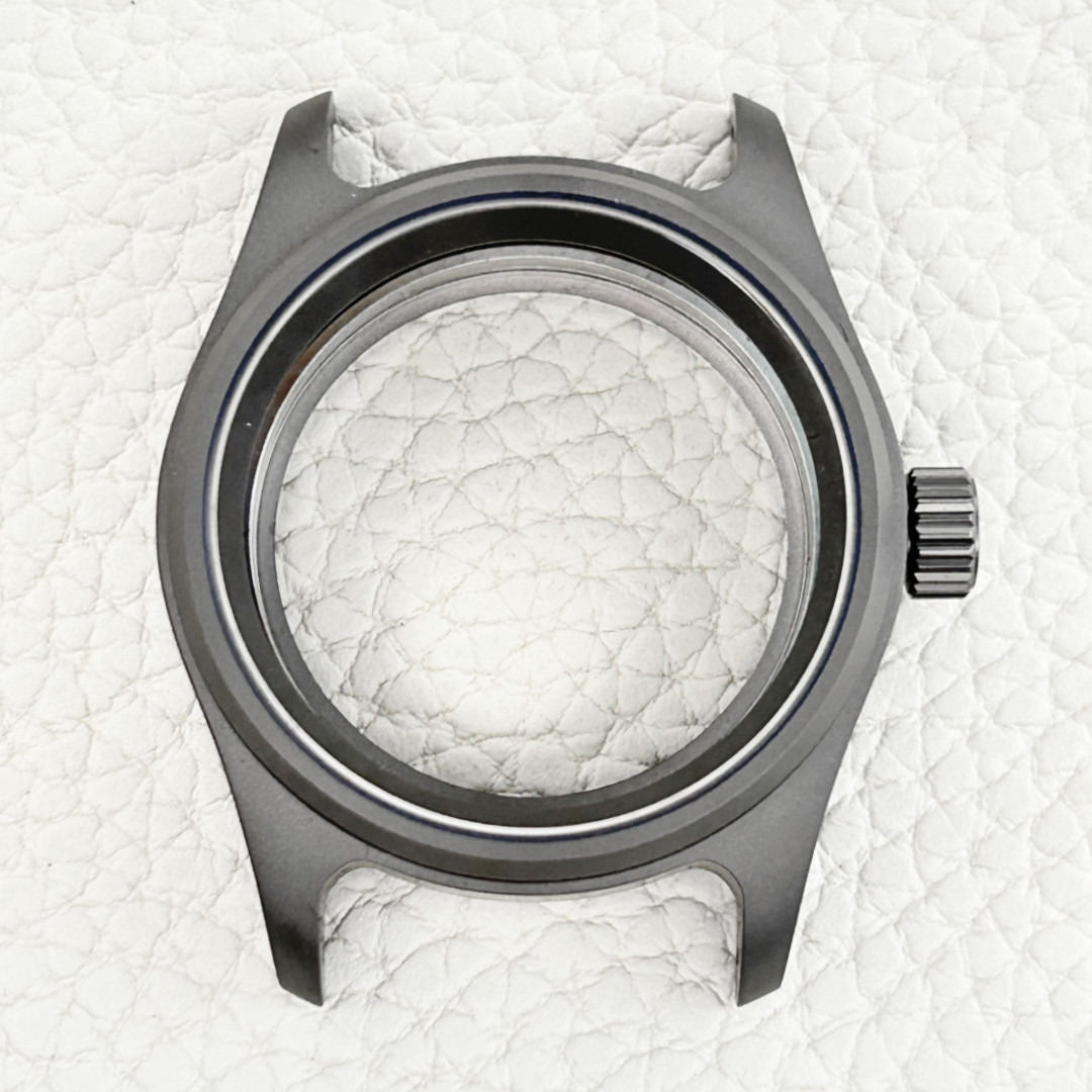 36MM Prevent Allergy Sapphire Glass Titanium Watch Case Fit Japan NH34 NH35 NH36