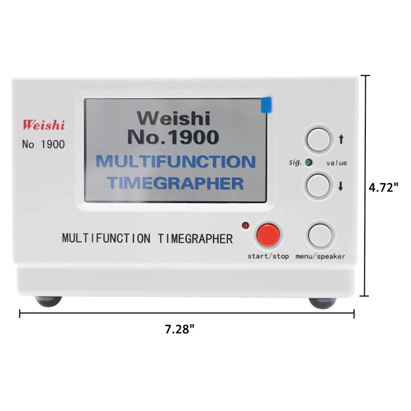Weishi Timegrapher No.1900 Mechanical Watch Timing Machine Multifunction US Plug