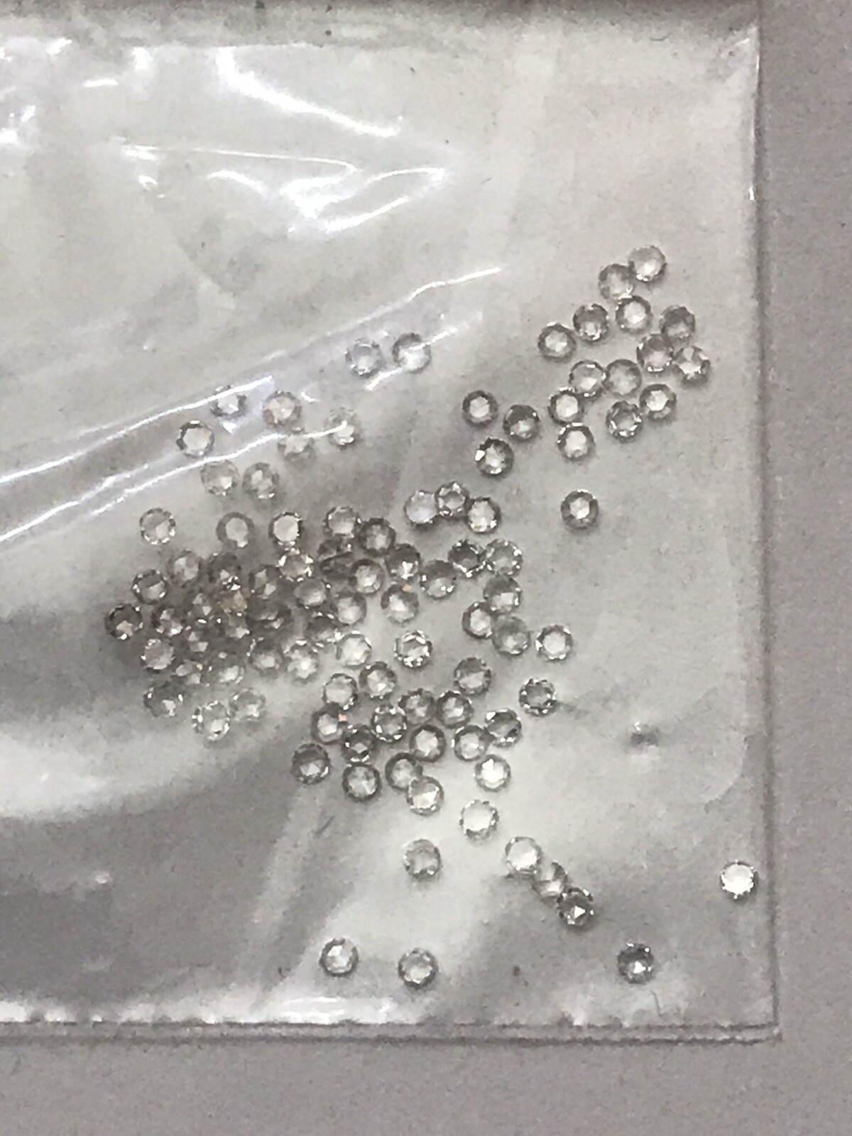 Rose Cut Diamond 2.50mm To 2.55mm VS Clarity G-H Color .04 Ct