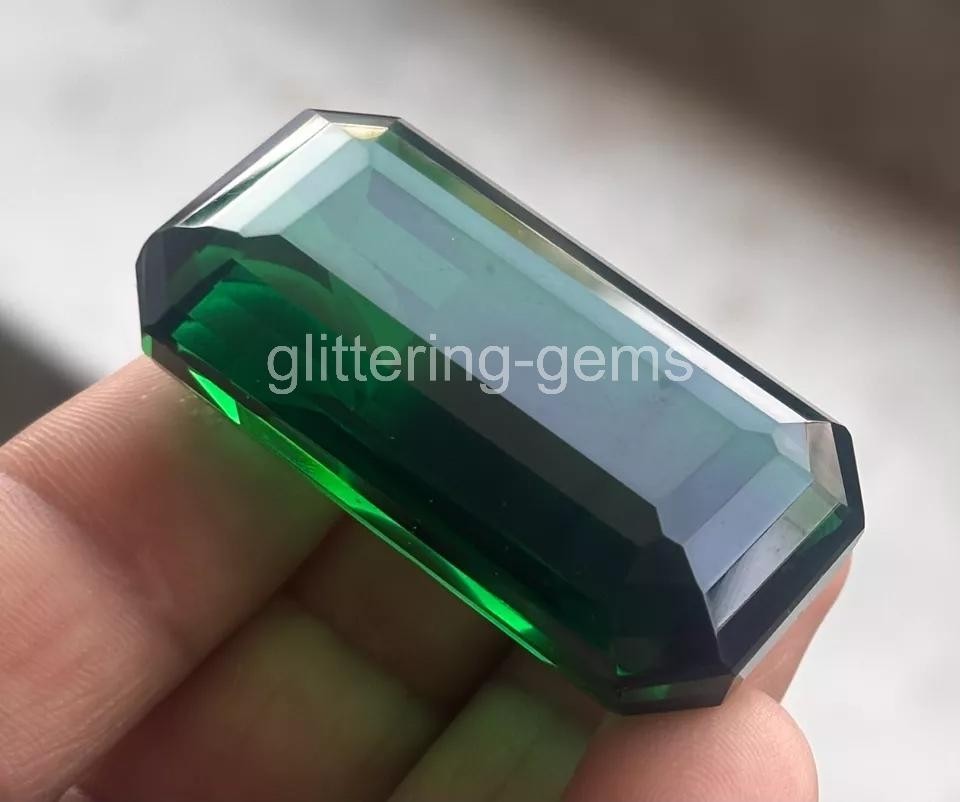 205 Ct Natural Colombian Emerald Rich Green Loose Gemstone IGL Certified 5AOE