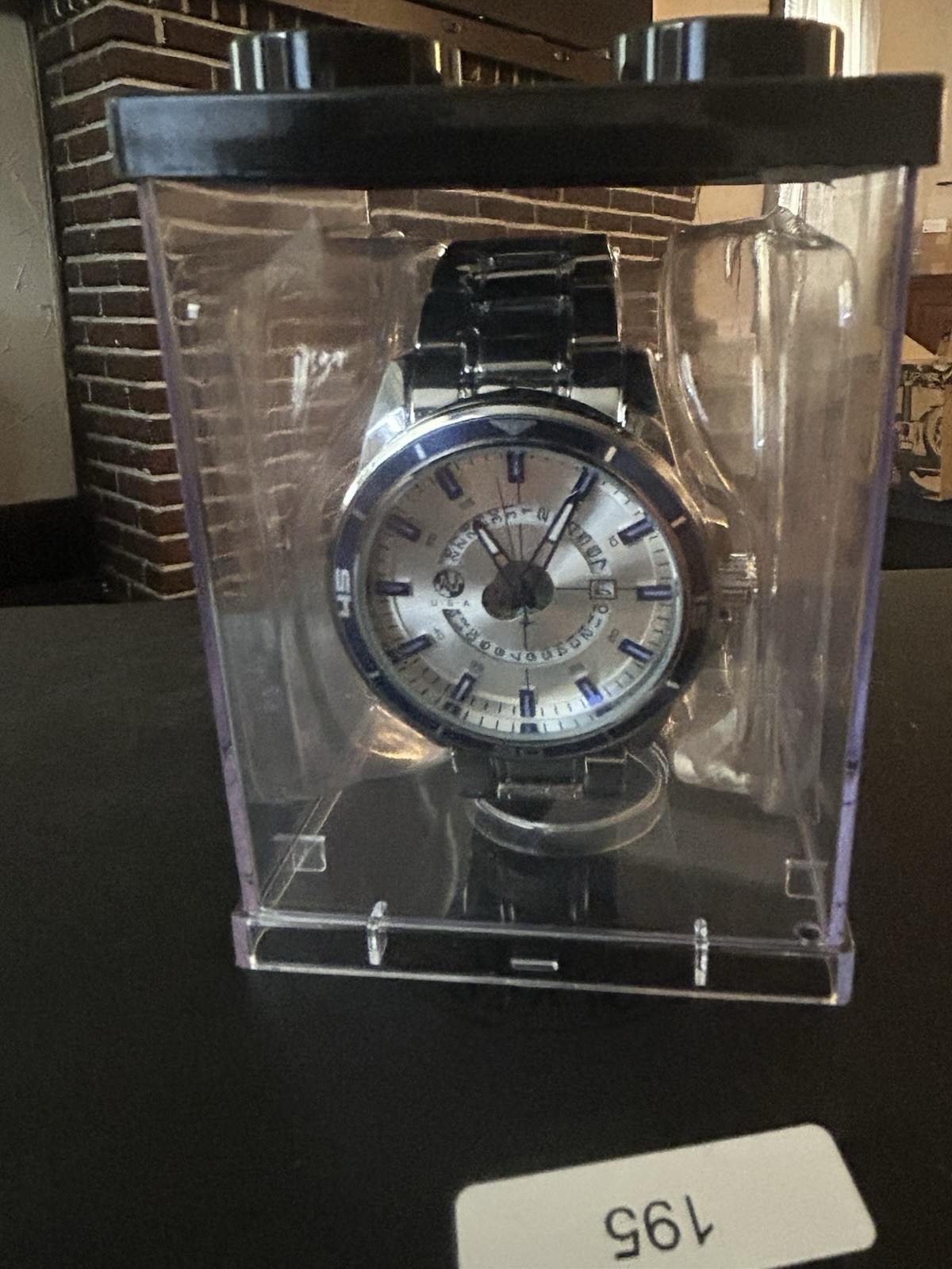 AJ Brands Men’s Luxury Stainless Steel Watch, New, Gold Face, USA