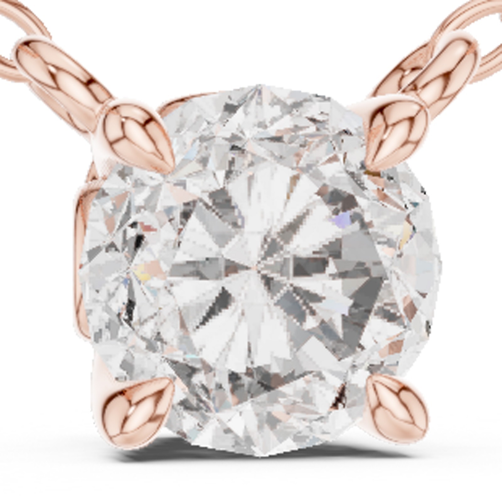 Certified Lab Grown Diamond Women Statement Occasions Pendant 14K Gold Over