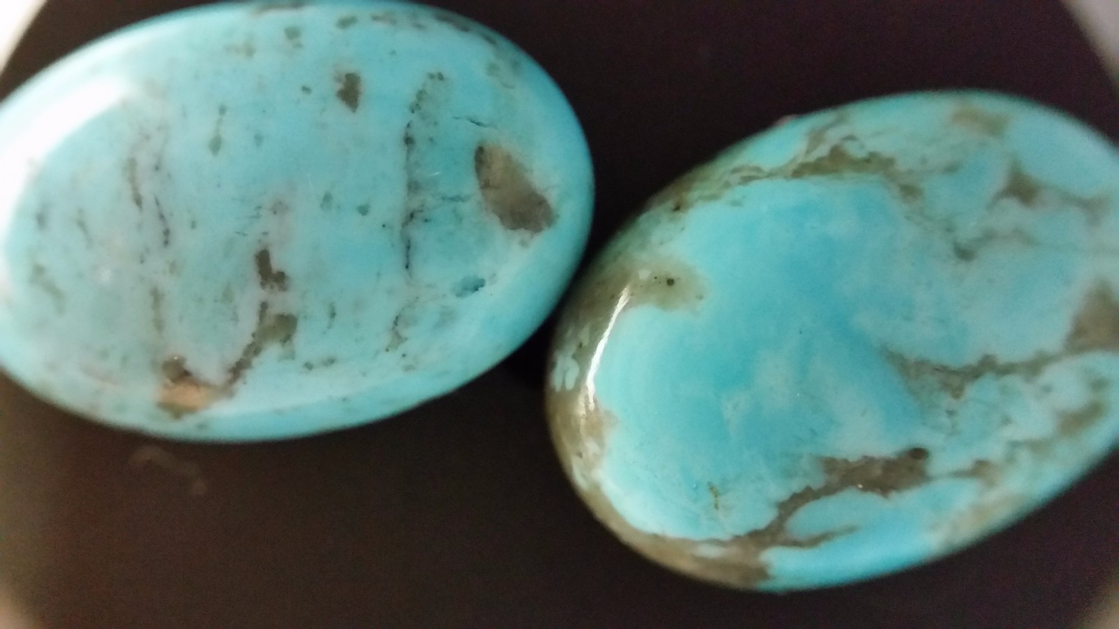 Genuine Dorado Turquoise 18.09 x 13.19 x 5.59 MM Oval Pair – 18.142 CTTW