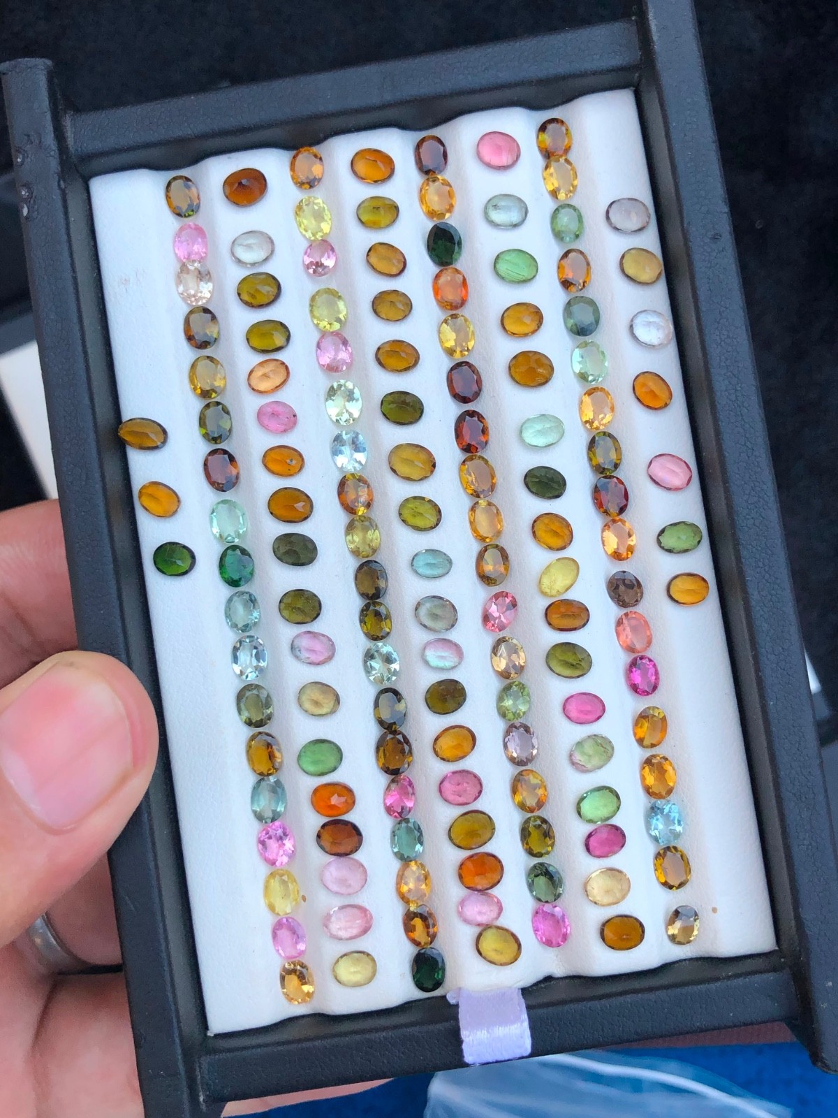 42.30 Cts Natural African Tourmaline Lot, same Size Dim 5*4*2.5 mm , Multi Color