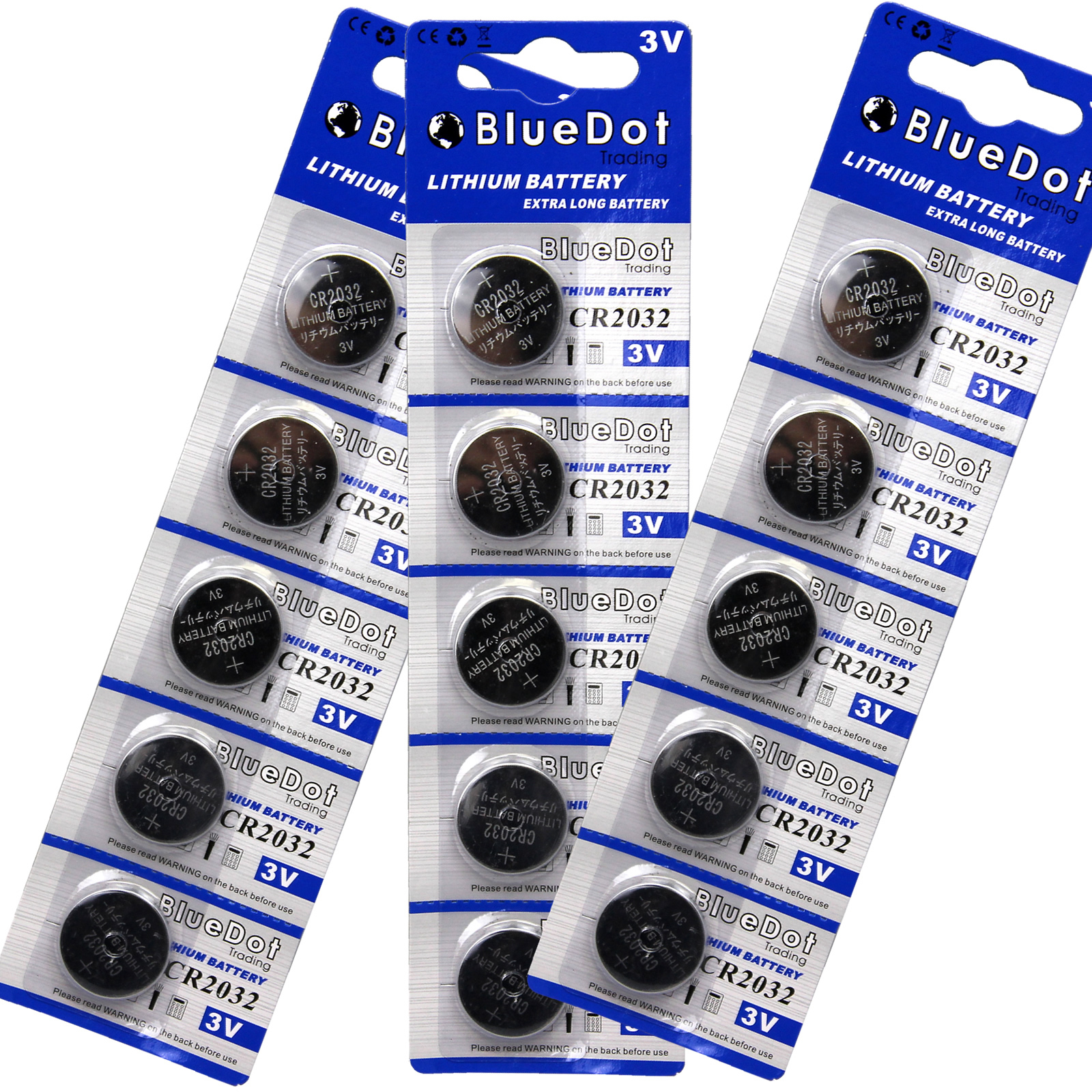 3V Button Cell CR2032 Lithium Battery for Scales Remote Watch Calculator 15-PACK