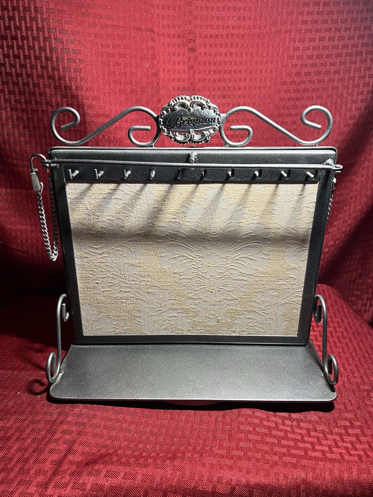 BRIGHTON TABLE TOP STORE DISPLAY W/ TURNTABLE*SAME ON BOTH SIDES W/LOCKS JEWELRY