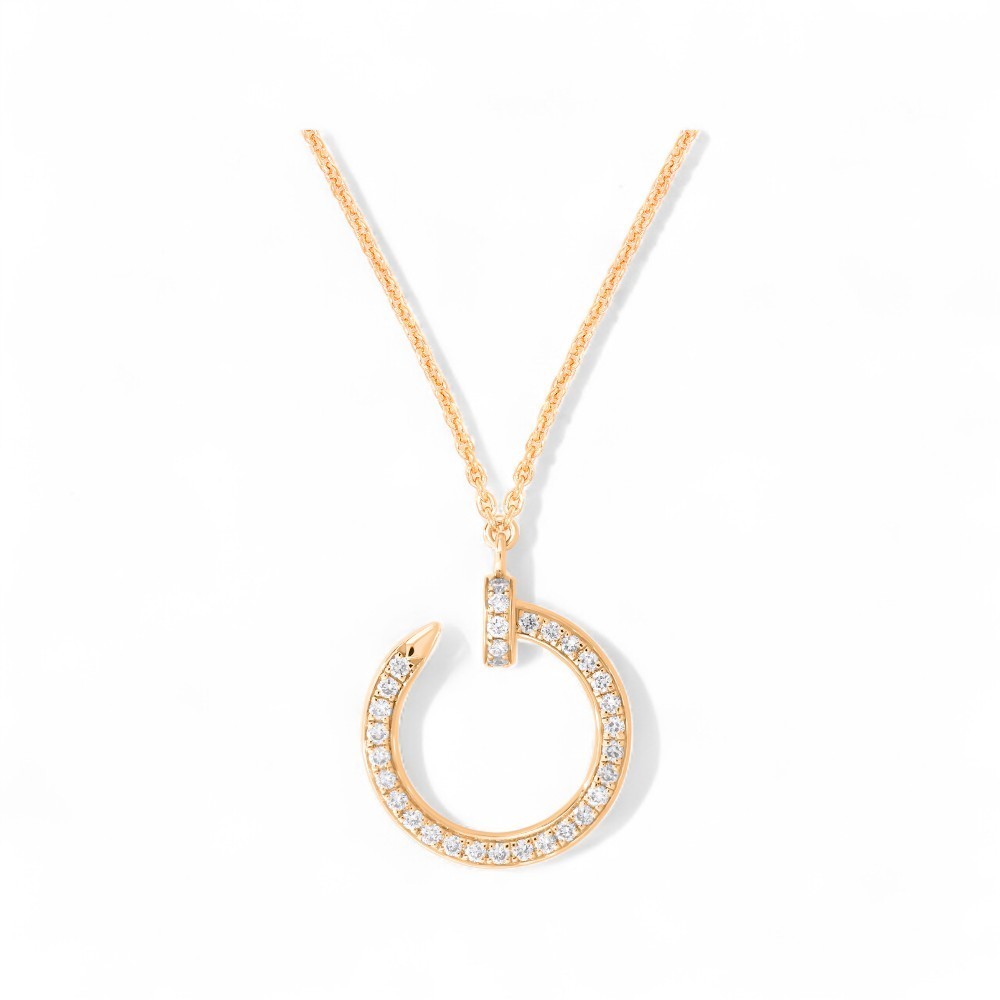 0.35 Ct Round Cut Lab Grown Diamond Pendant Necklace Sterling Silver Women Gift