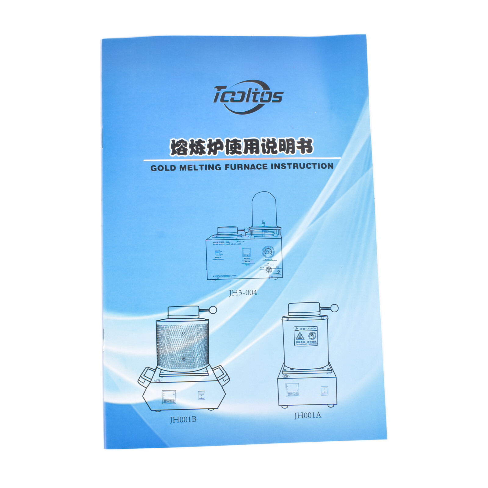 2+3KG Gold Melting Furnace 1150°C/2102°F Small High-Temperature Casting Furnaces