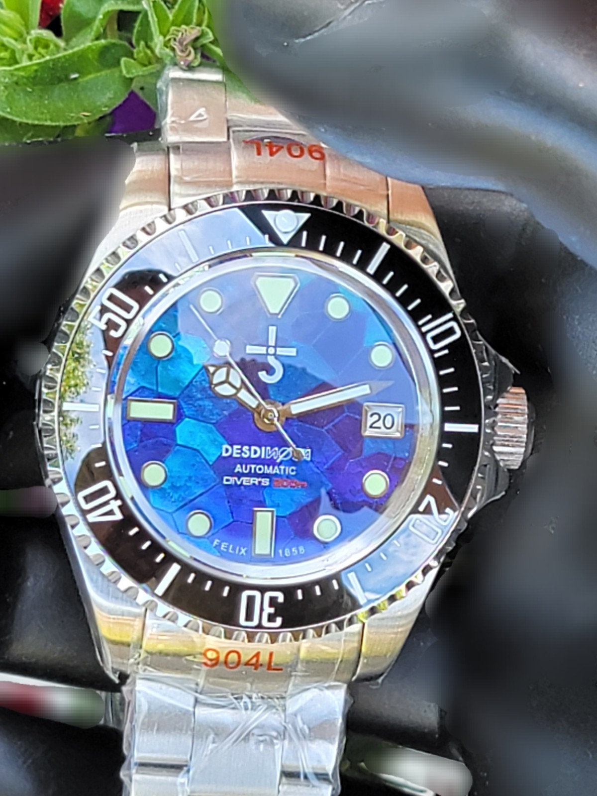Mod Automatic Divers Watch 44mm SII NH35 With All the Titanium Improvements