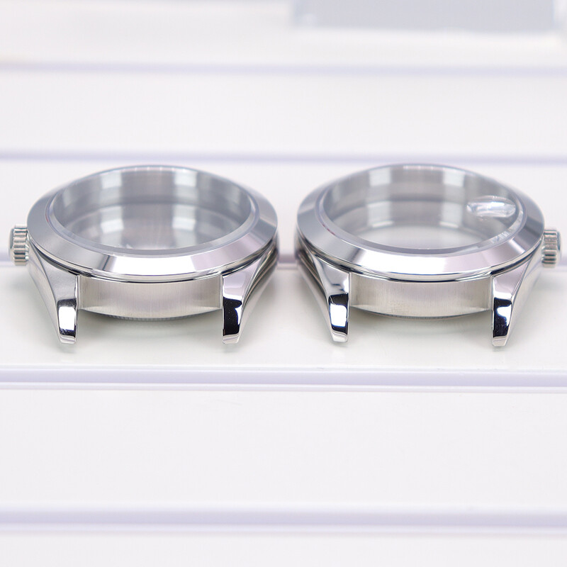 stainless steel Explorer Watch Case nh35 Sapphire Glass For Seiko NH35 nh36 8215