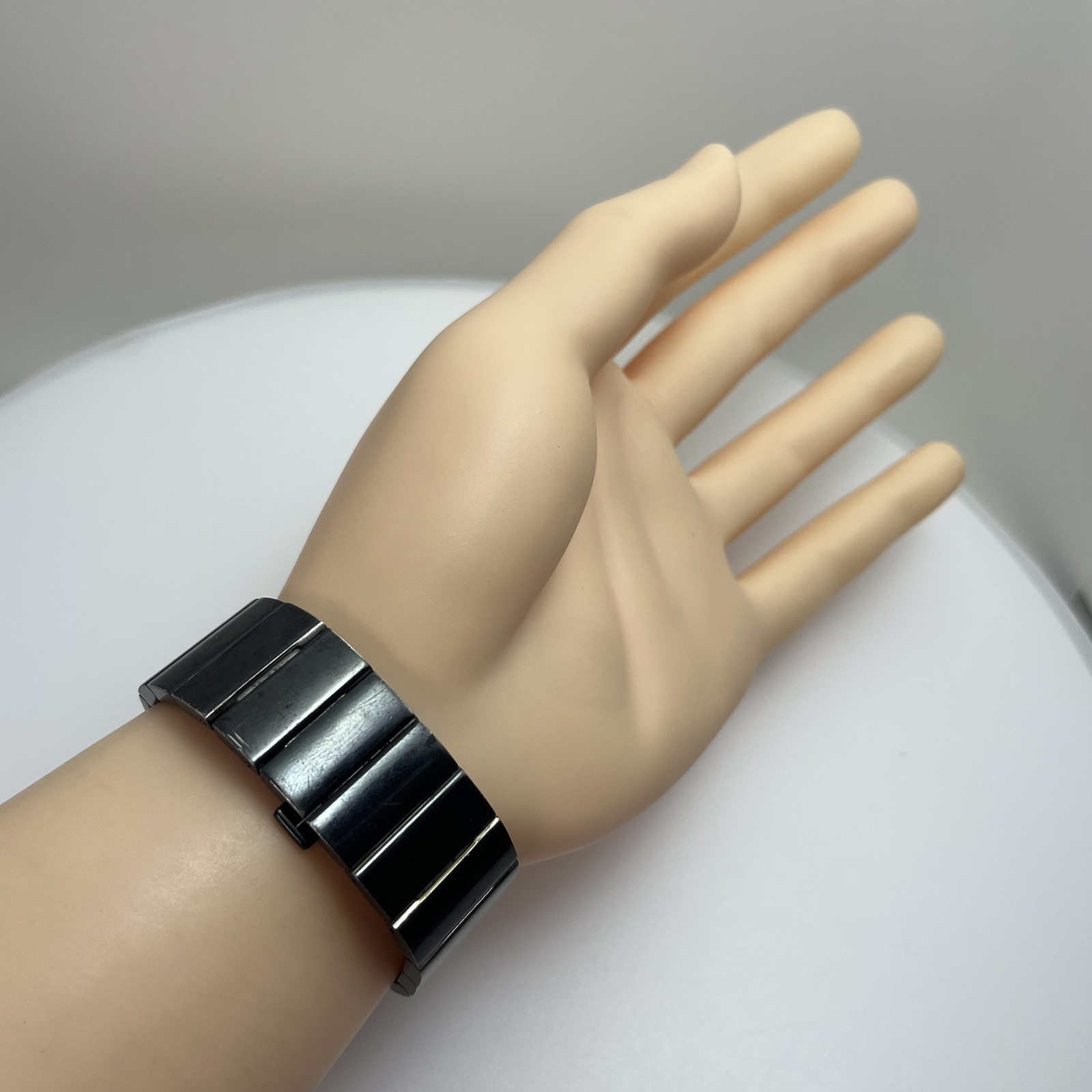 SEIKO ISSEY MIYAKE VUE SILAV002 by YVES BEHAR Black Quartz Watch Japan Rare#732B