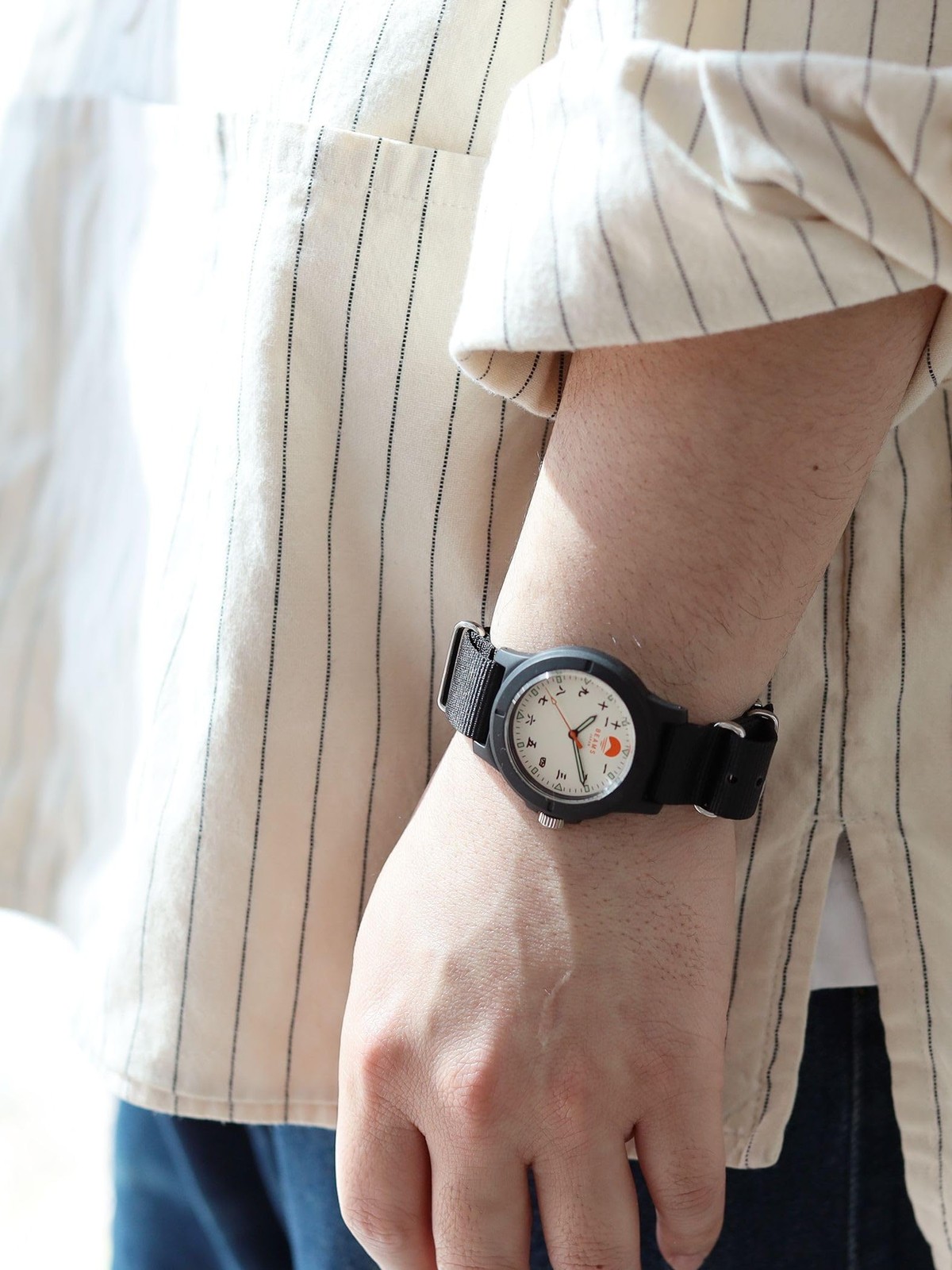 BEAMS Japan Original Watch Kanji Numerals Mt. Fuji Design Quartz Limited Ed. New