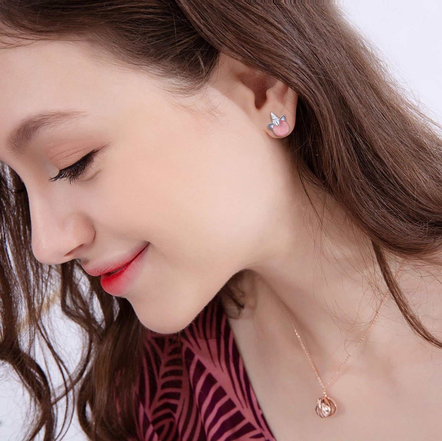30 Assorted Stainless Steel Stud Earrings for Teen Girls – Hypoallergenic Fai…