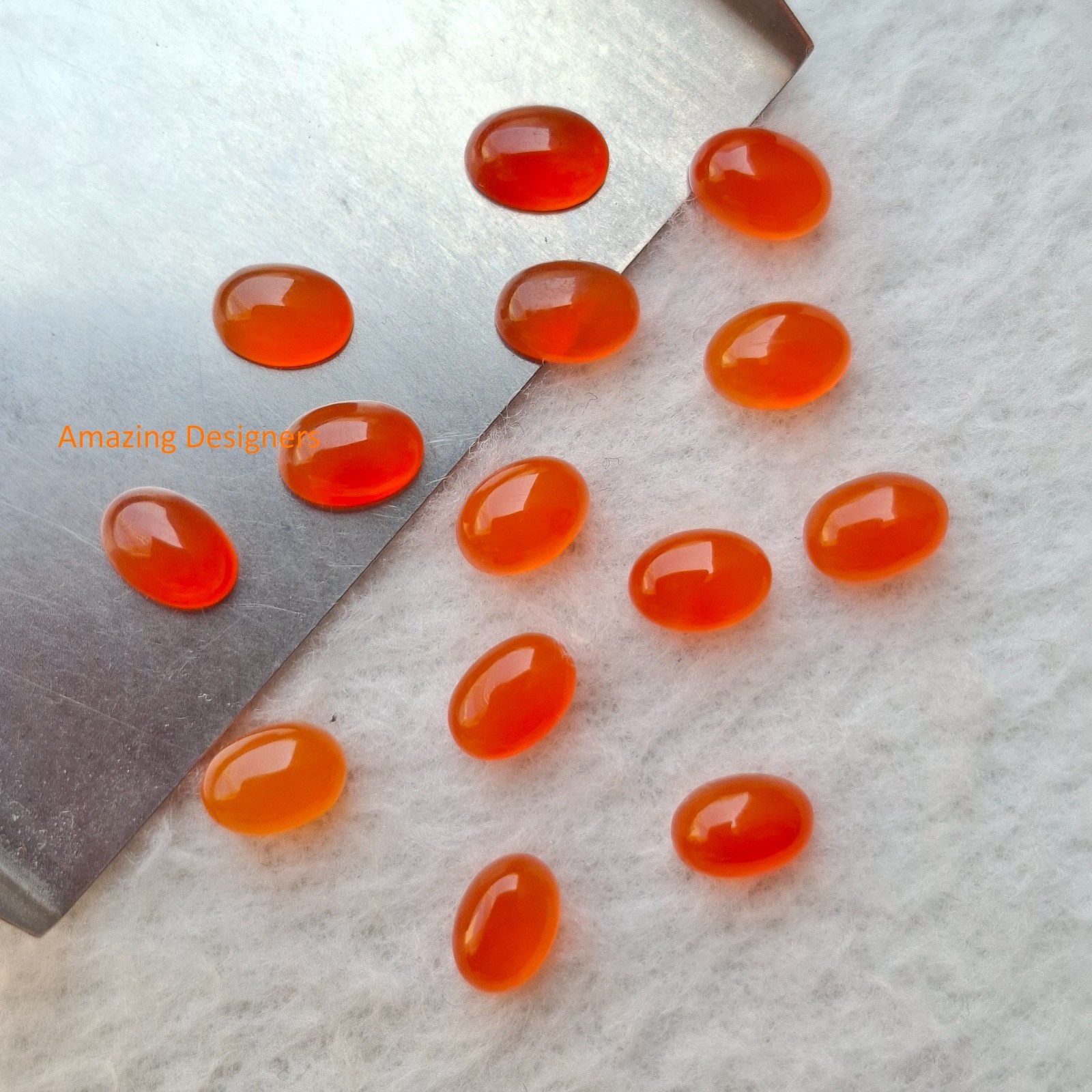 Natural Carnelian Oval Cabochon 5x7mm to 12x16mm Loose Gemstone