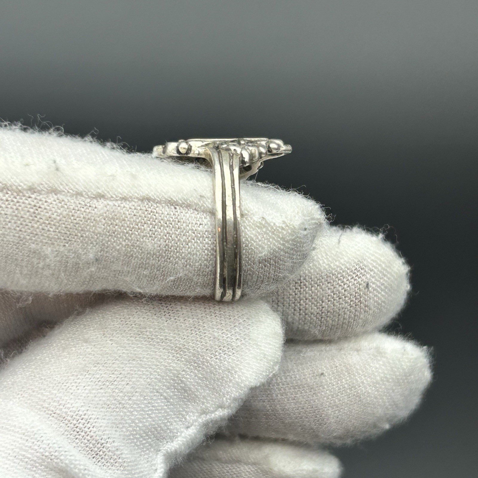 Sterling Silver Cross Ring Size 7 Solid .925 Gothic Religious 3.29g