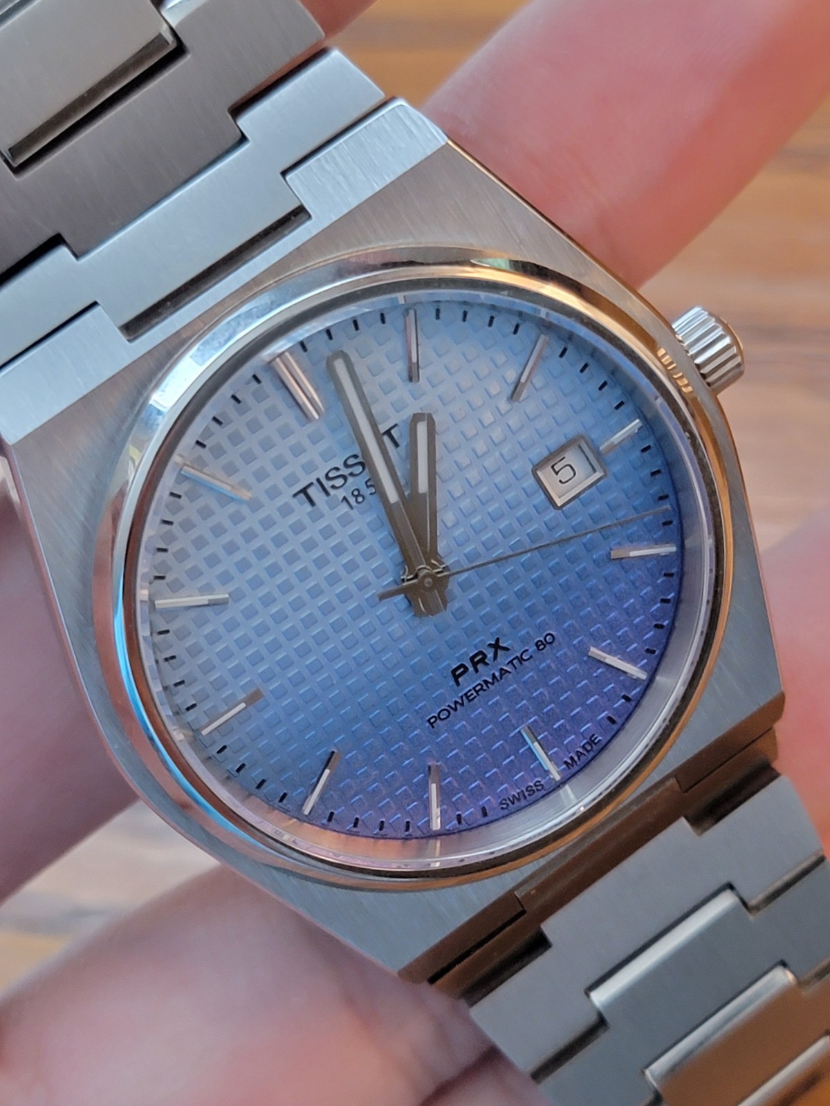Tissot PRX Powermatic 80 40mm Blue Gradient Dial T1374071135101