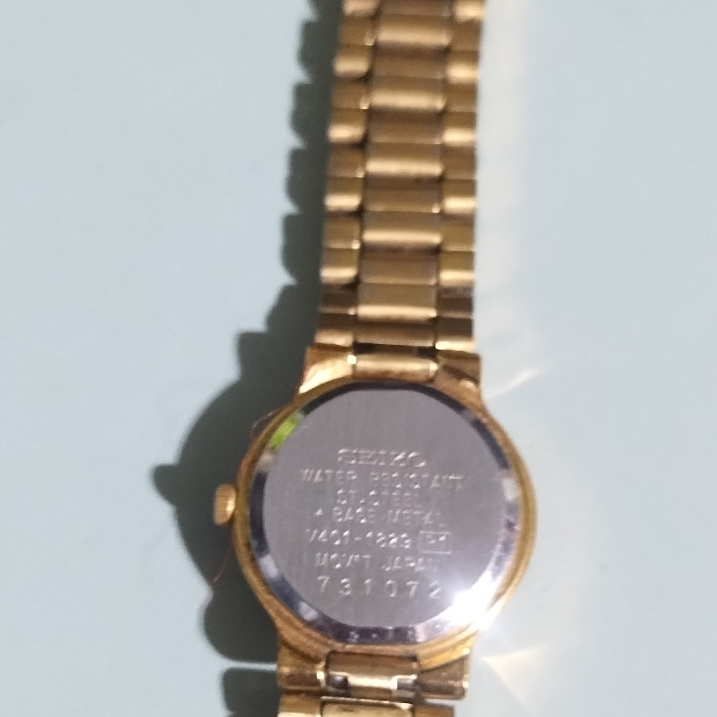 Seiko Women’s Quartz Vintage Gold-Tone Bracelet White Dial Water-Resistant 25mm