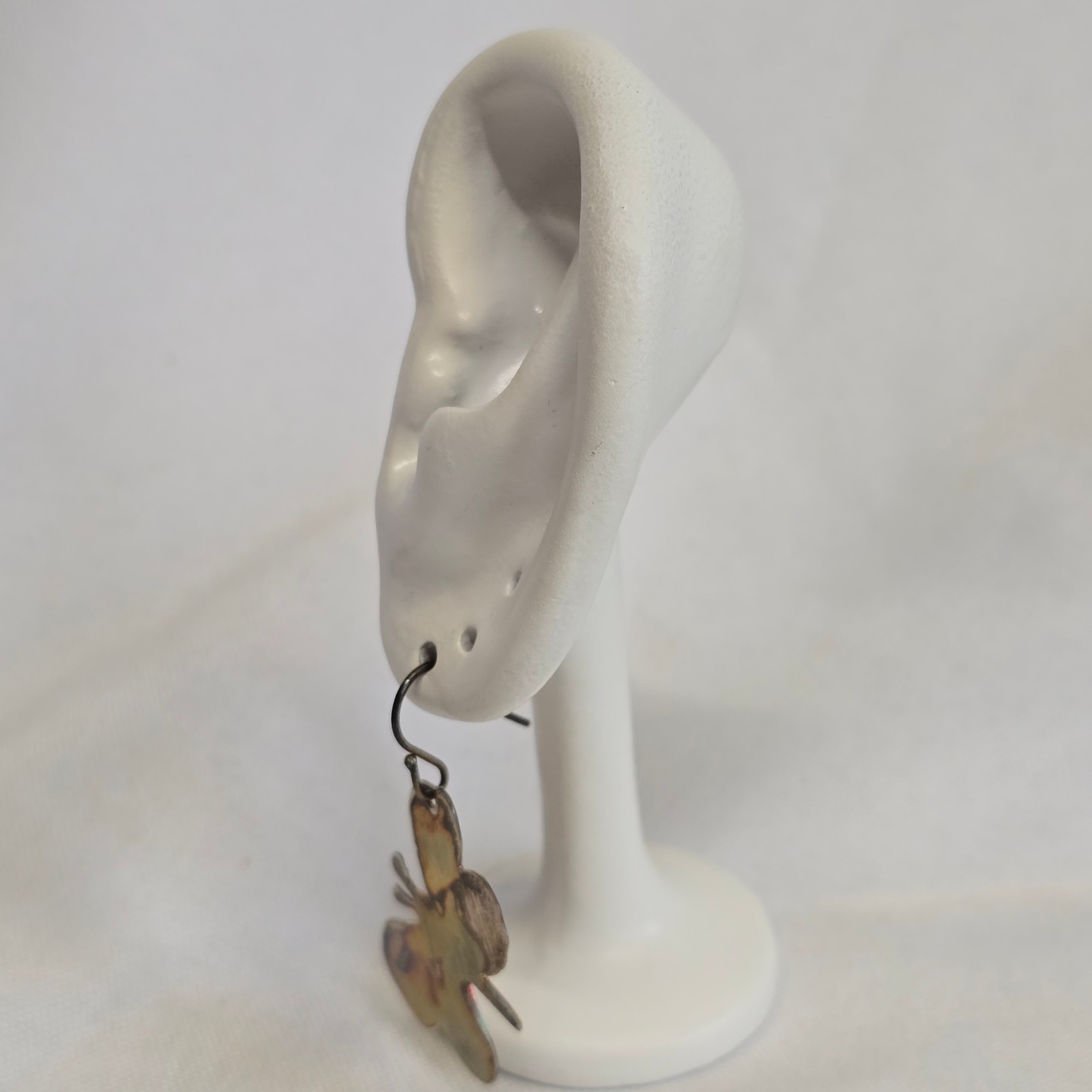 Sterling Silver Andy Warhol Foundation Earrings 5.67g Fine Jewelry Hook Backs