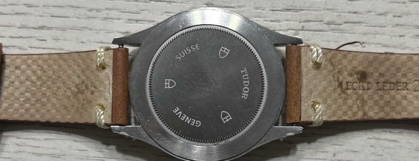 TUDOR Glamour Date Dark Blue Dial W/ Leather Strap