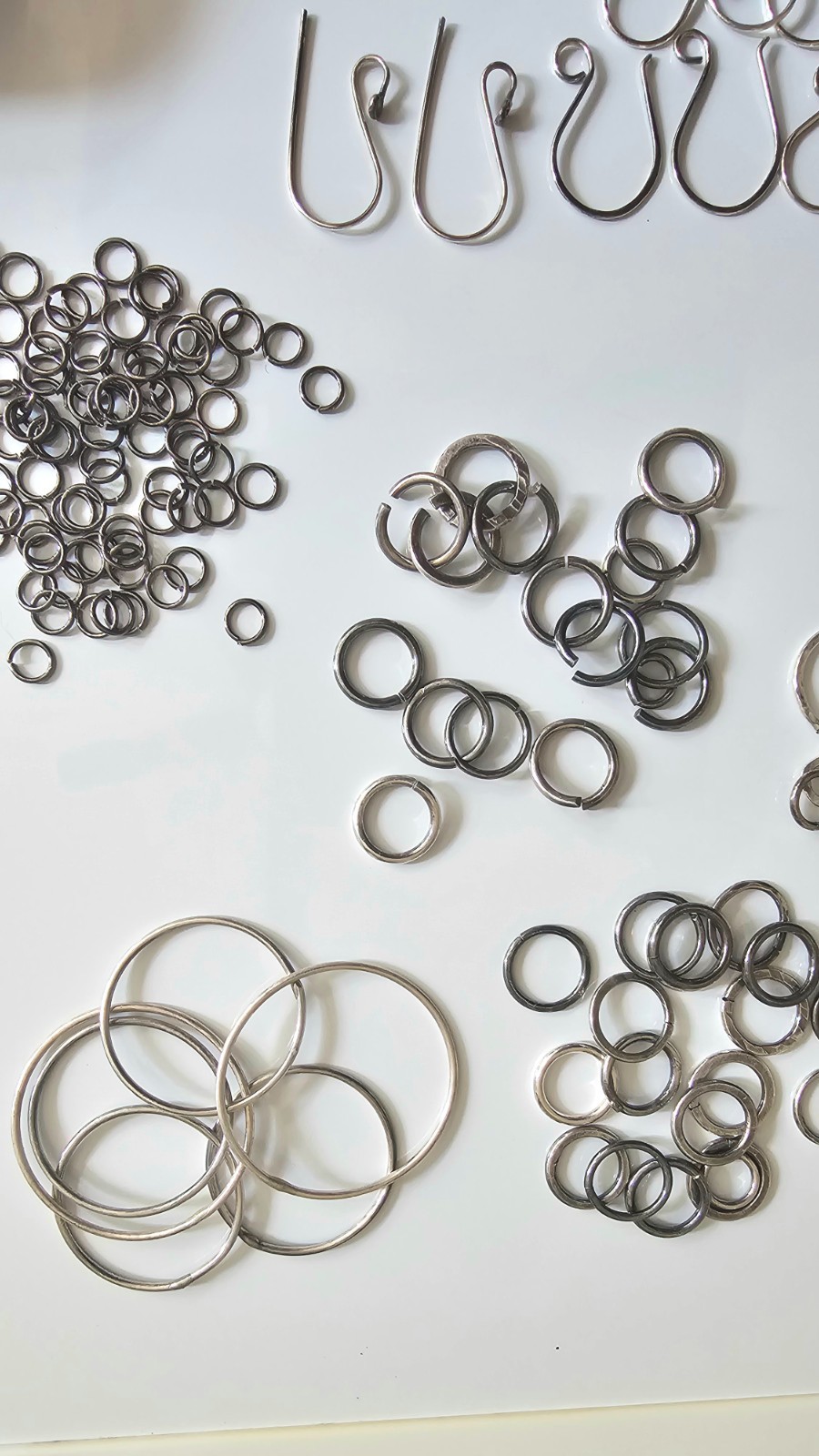 624g Sterling Silver Jewelry Findings Lot 28 Bags Beads Clasps Connectors & More