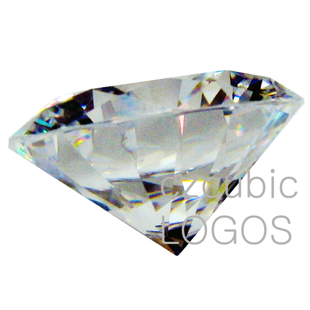 CUBIC ZIRCONIA LOOSE ROUND STONES CLEAR CZ EXCELLENT TOP 7A QUALITY US SHIPPER 5