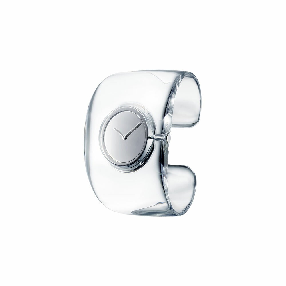 ISSEY MIYAKE NYAS001 O-Bold bangle Wrist Watch Clear Tokujin Yoshioka NEW