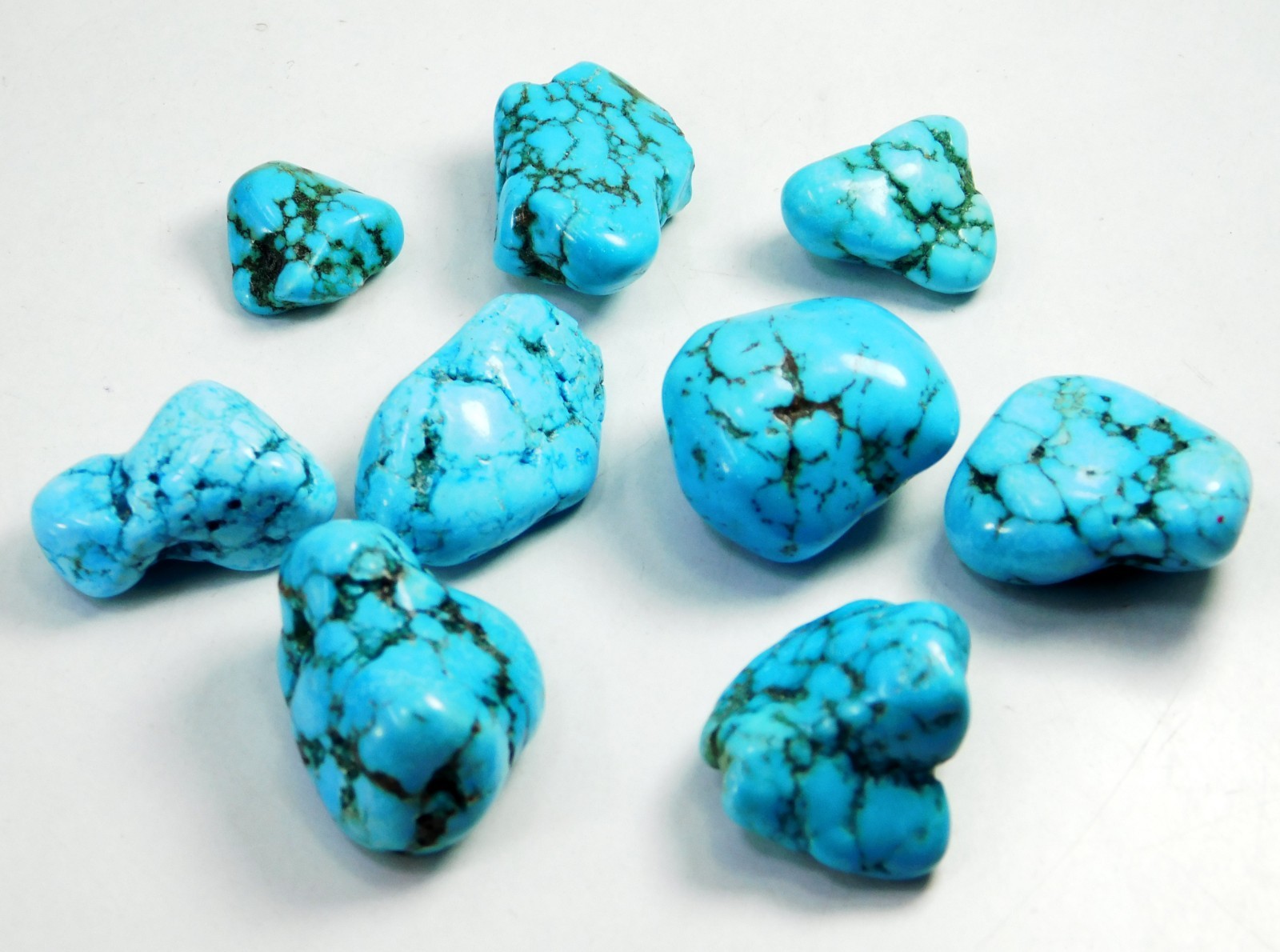 Natural 249 Ct Certified Blue Turquoise Tumble Rough Loose Gemstone Pair