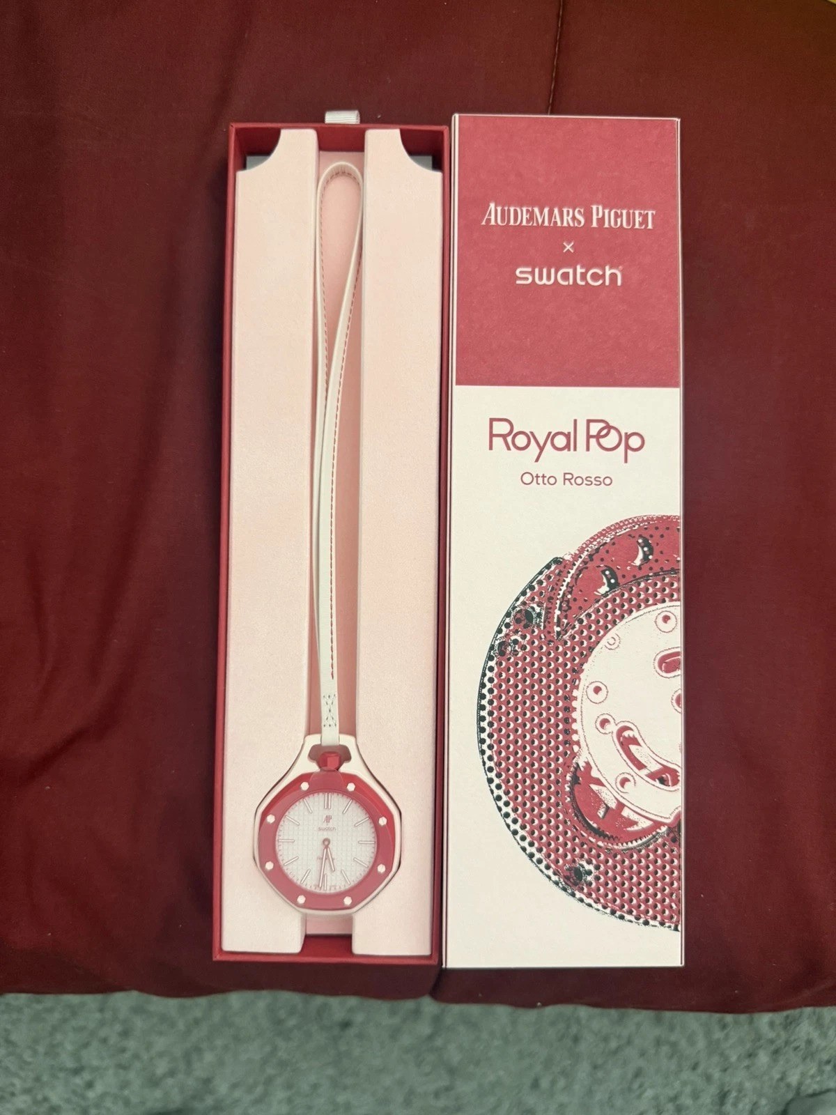 Swatch x AP Royal Pop Otto Rosso Red LIMITED EDITION NEW IN STOCK
