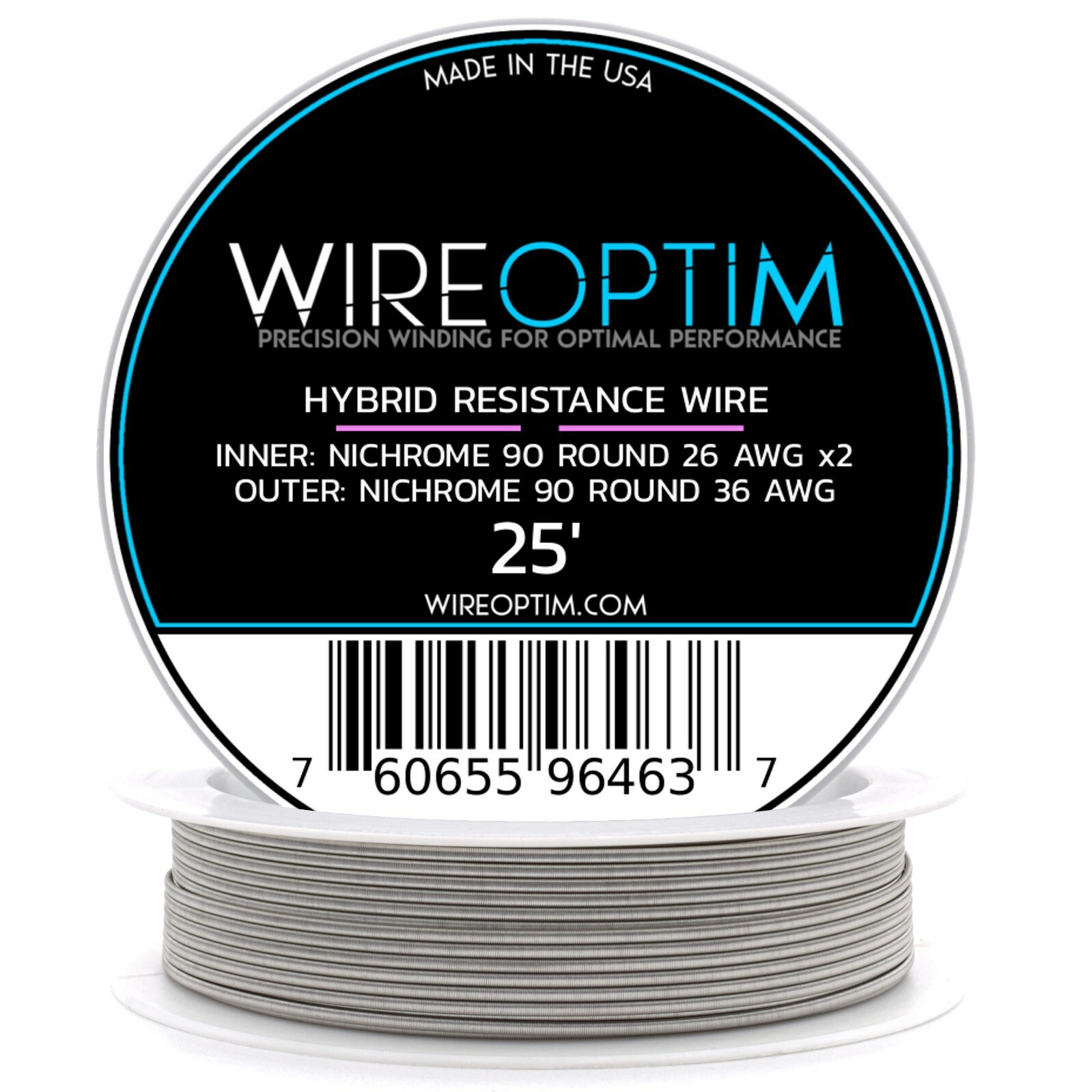 Hybrid Wire – Kanthal A1, Stainless Steel 316L, Nichrome 80, Nichrome 90