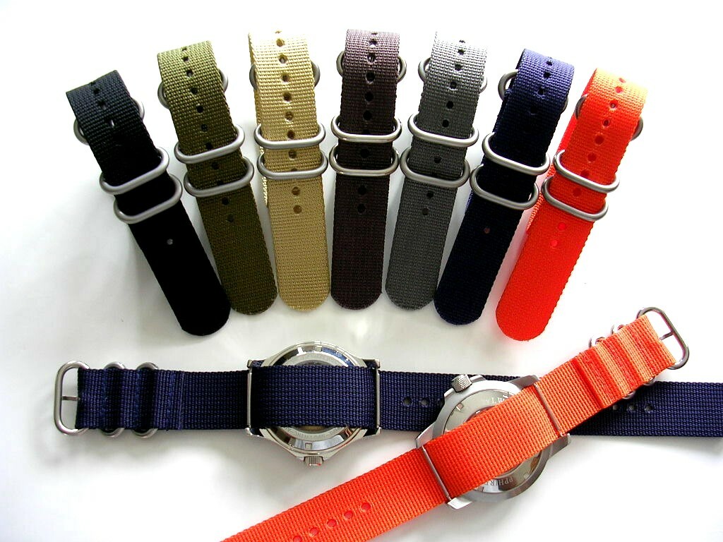 1pc NATO G10 UTC SS Ballistic Nylon military dive watch band strap IW SUISSE USA