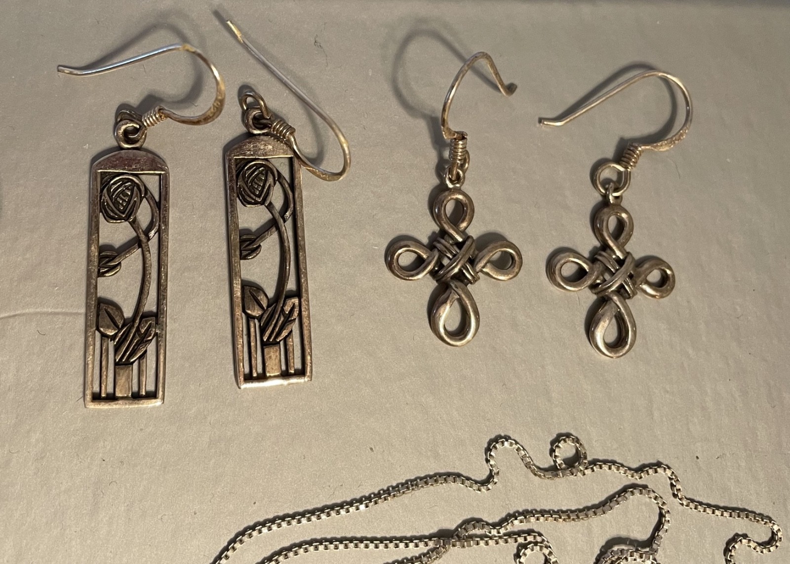 Vintage Sterling Silver 925 Jewelry Lot with Marcasite, Excellent Condition