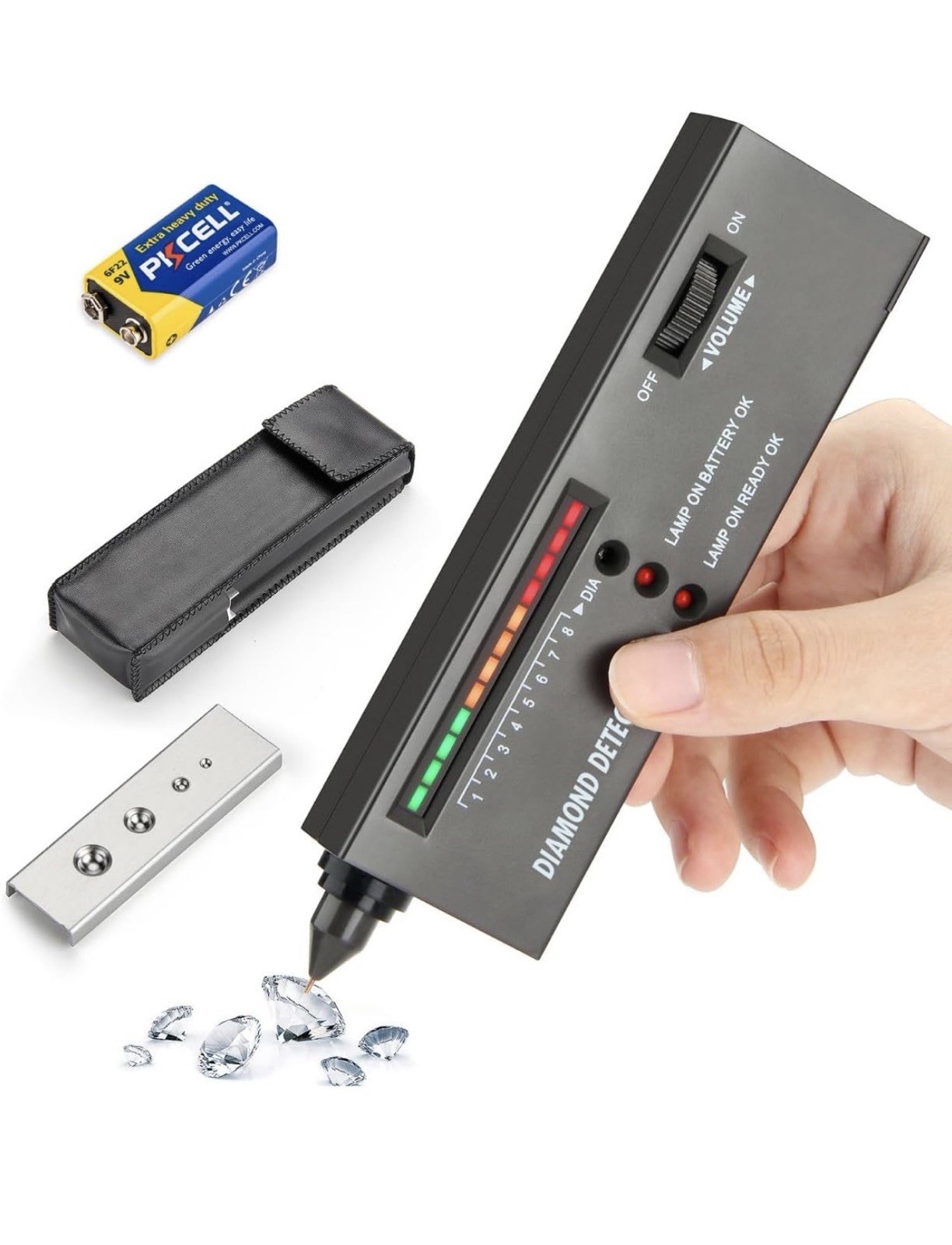 High Accuracy Gold Silver Test Kit Diamond Tester Precious Metal Testing Kit NEW
