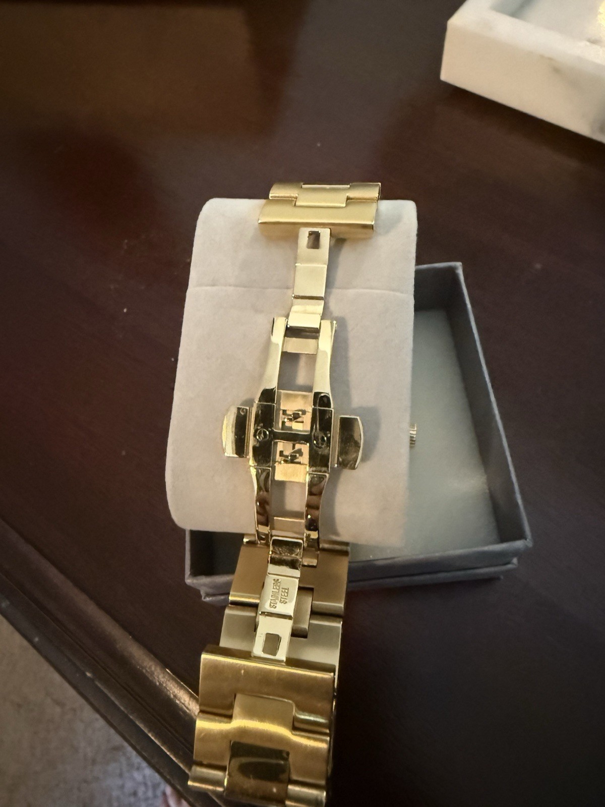 Movado Bold Gold Tone Men’s Quartz Watch 3600258 Dead Battery No Box/Papers