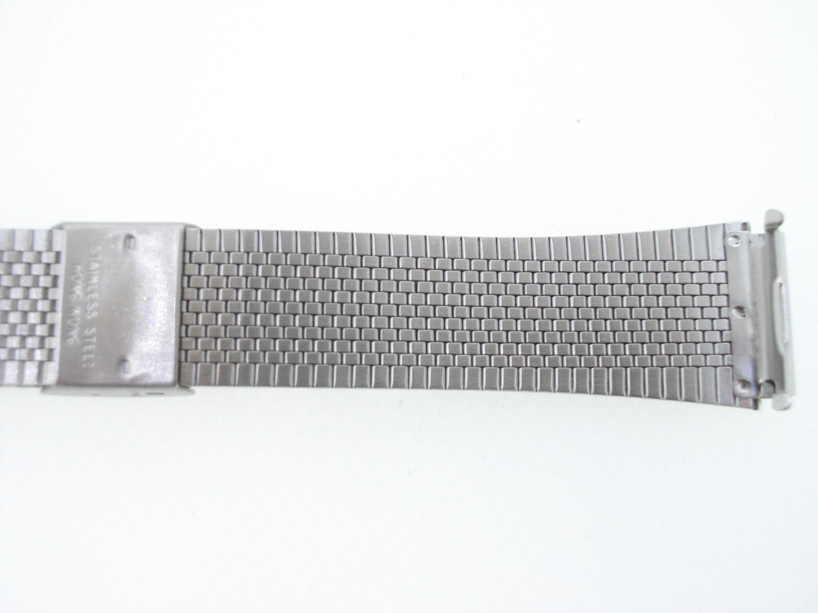 Watchband H Stainless Steel 17.4 mm lug Sliding Buckle Clasp