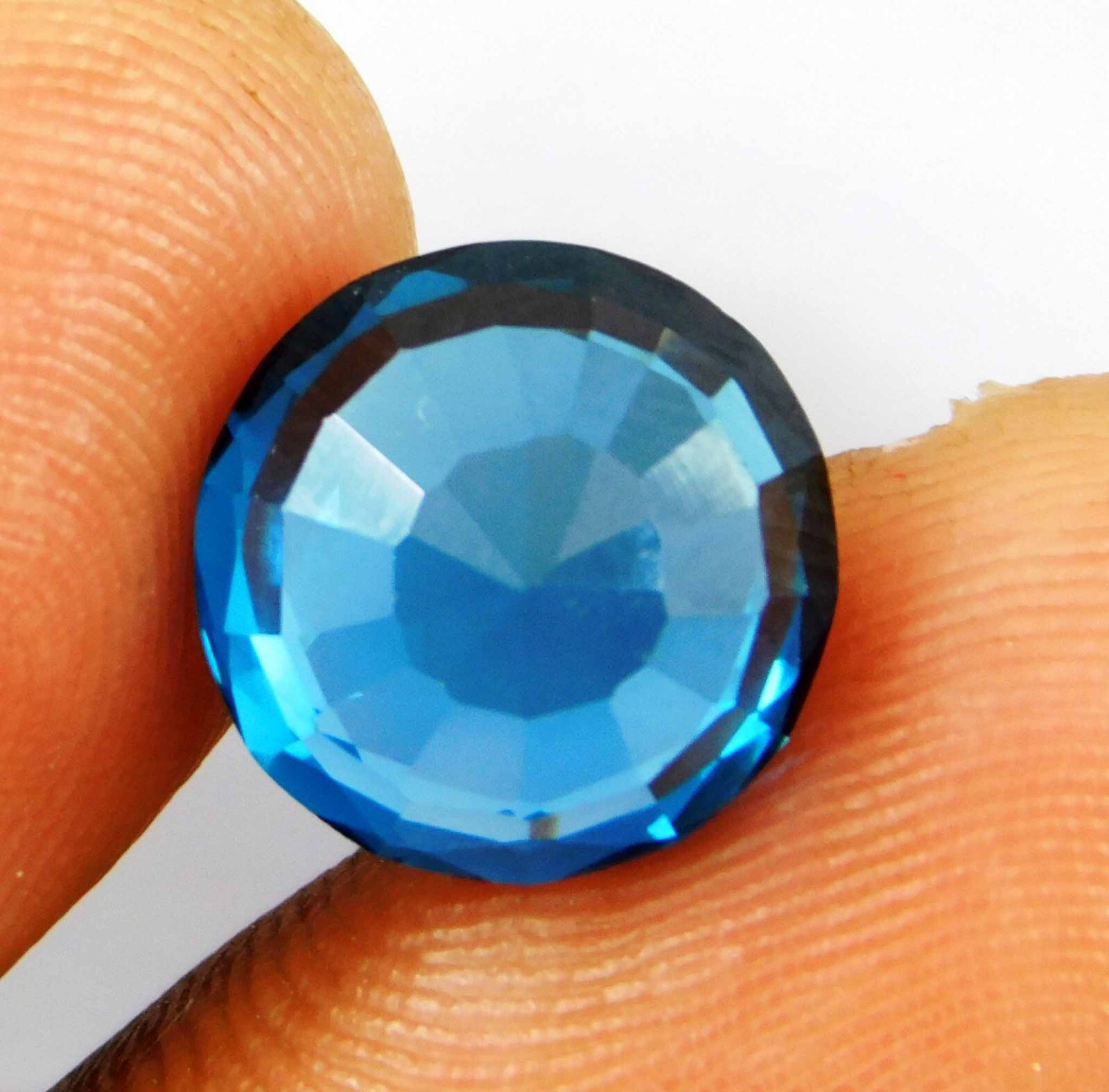 Natural 6.65 Ct kenya Blue Tsavorite Garnet Round Cut CERTIFIED Loose Gems