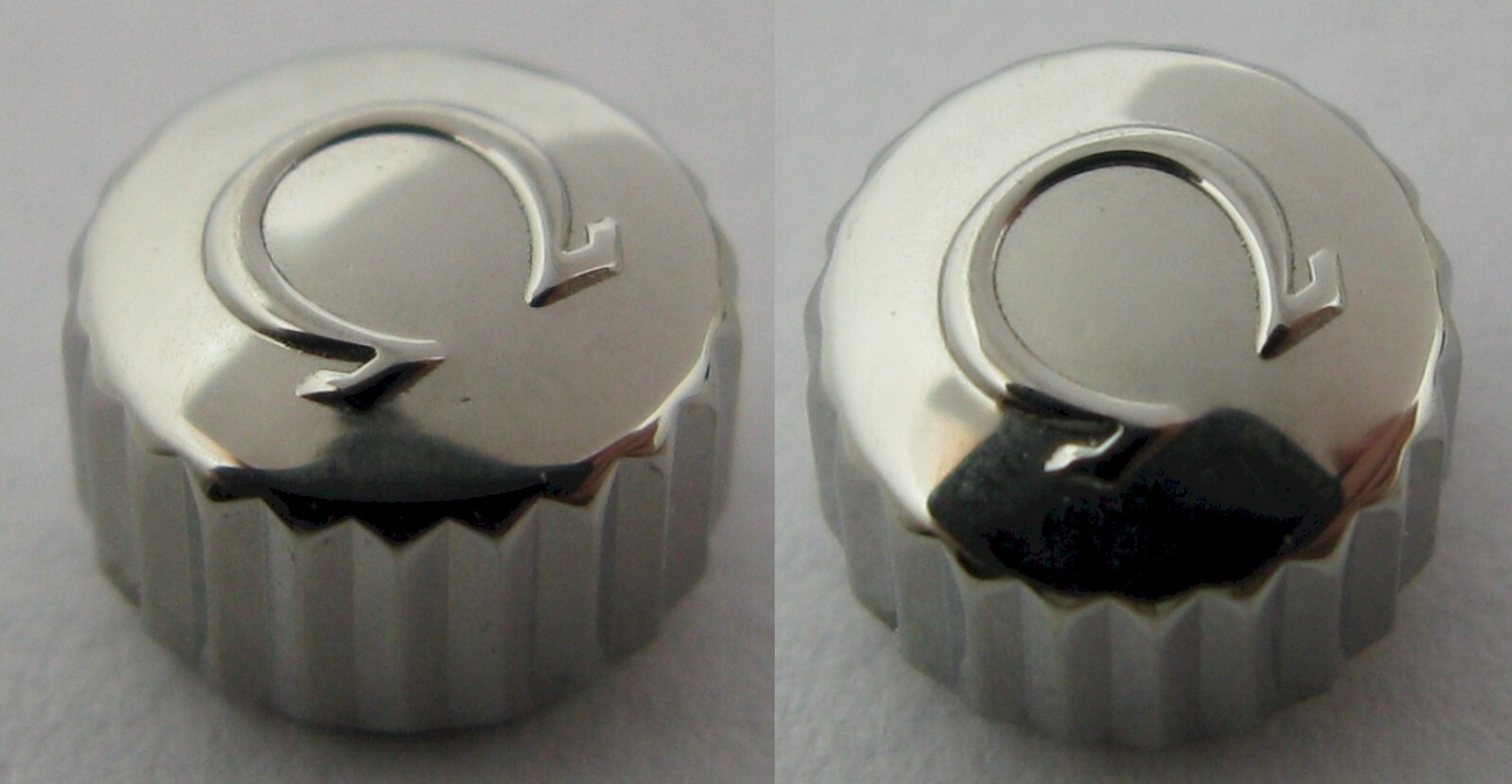 Omega crown in stainless steel 069ST42177 diameter 5.9 mm * Tap 10 *