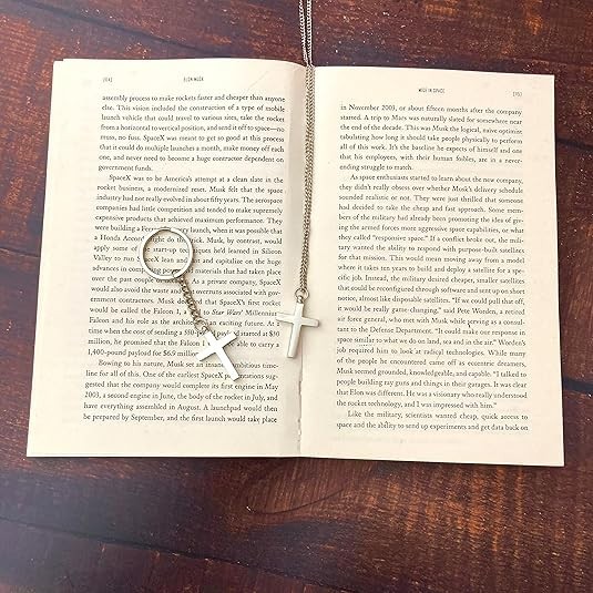 God’s Way Necklace Brass Christian Cross Necklaces for All Ages – Durable & Insp