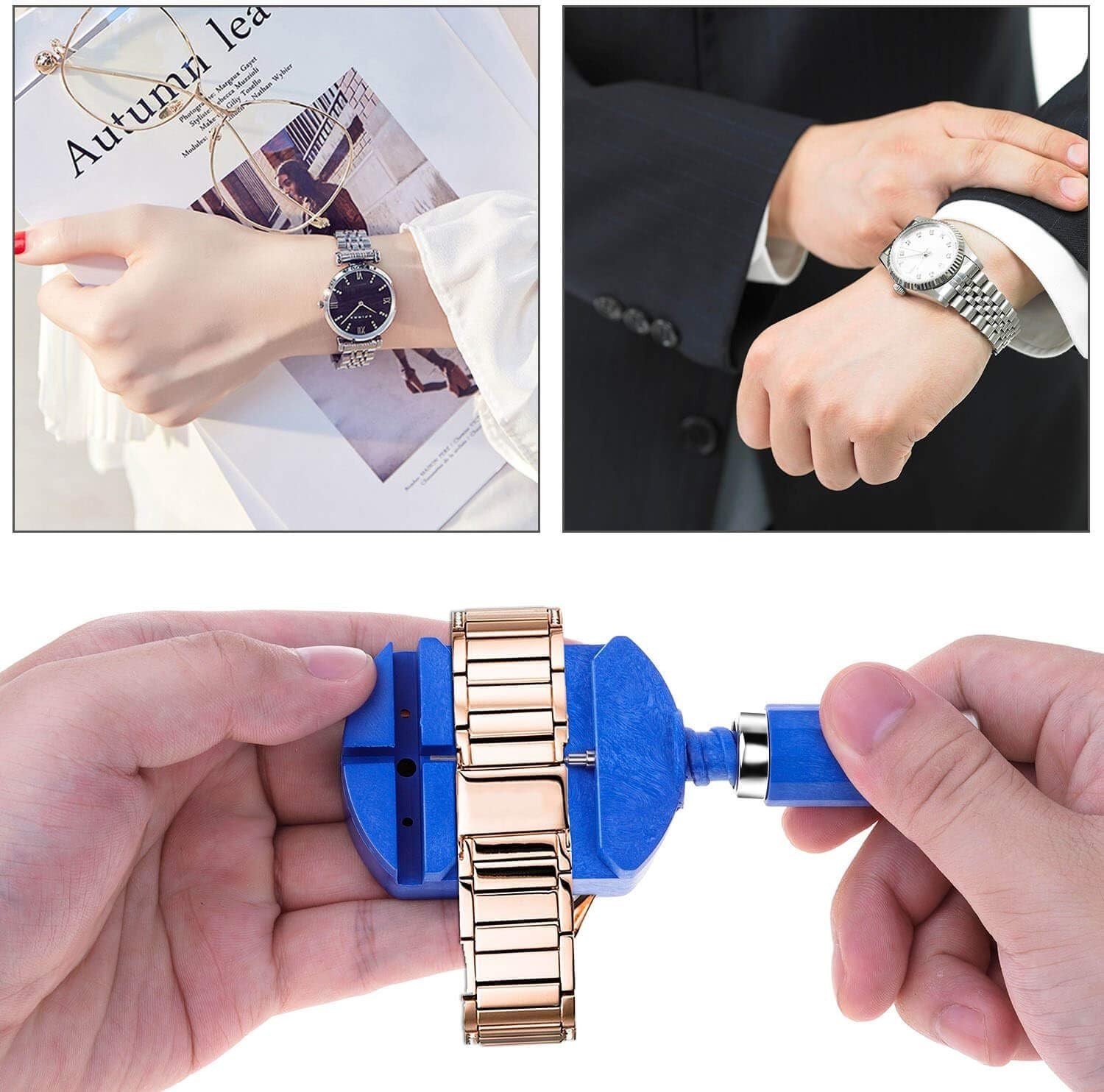 Watch Link Removal Tool Kit – Replacement Pins and Pin Punches for Bracelet S…