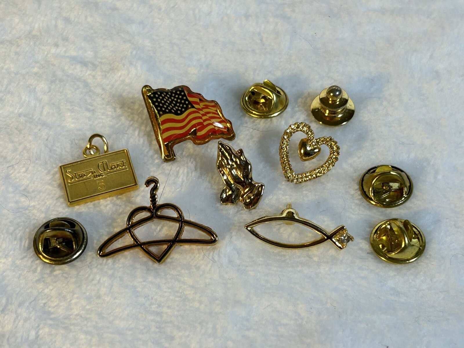 Lot of 13 Vintage to Now Brooches/ Pins Signed Liz Claiborne Spode Some NWT