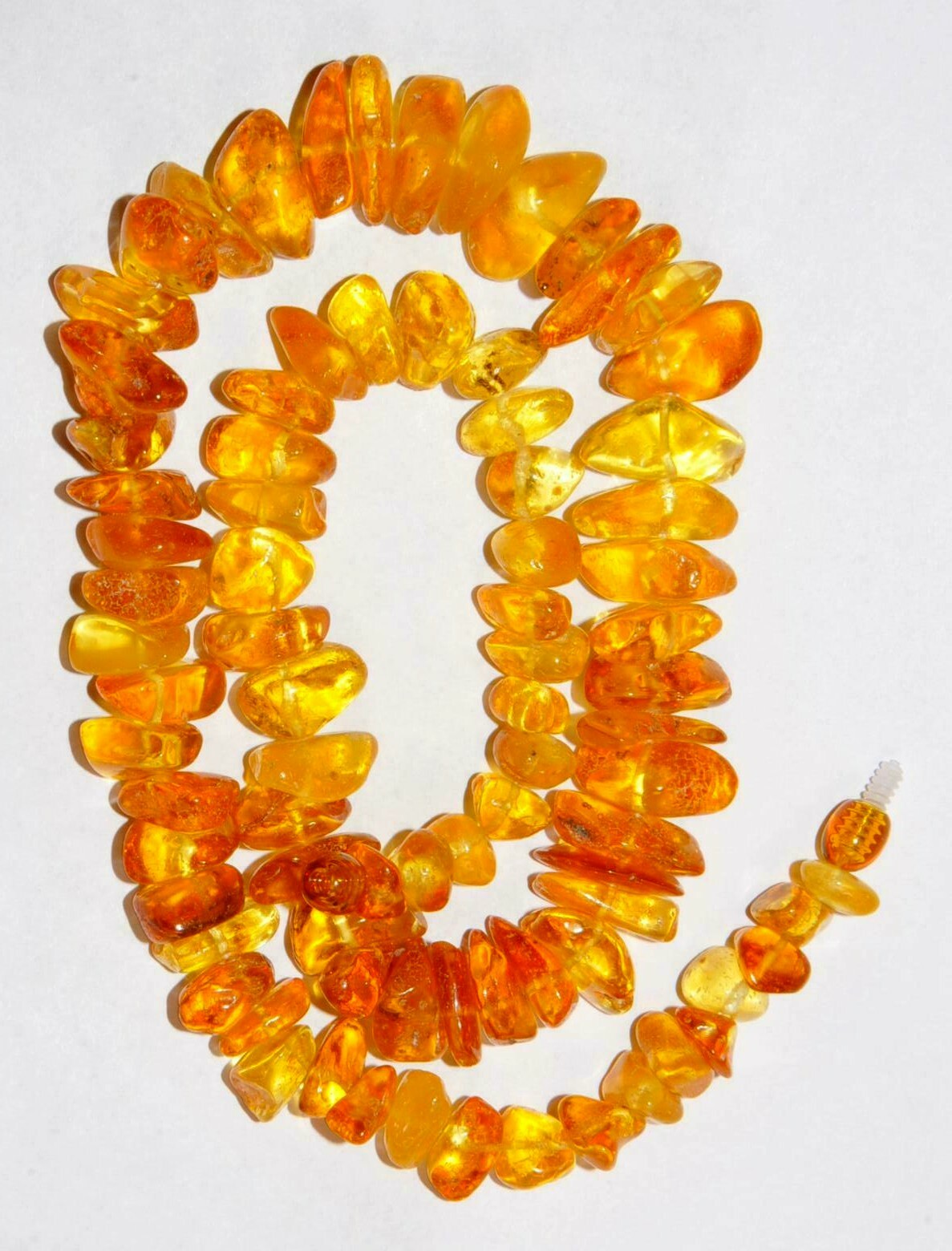✅51 cm =46gr RUSSIAN SOVIET BALTIC AMBER BEAD NECKLACE 琥珀 BRACELET STONE PENDANT