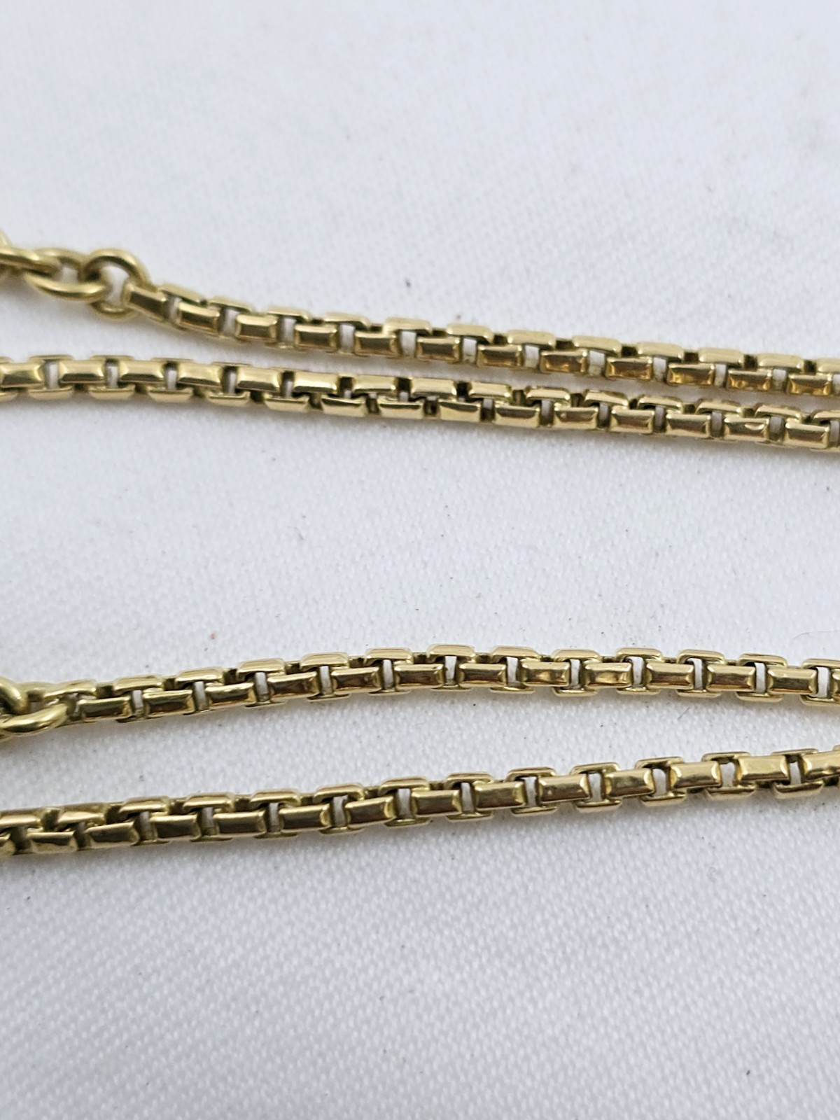 Antique 18K Pocket Watch Chain 15.7g 2.5mm 15in