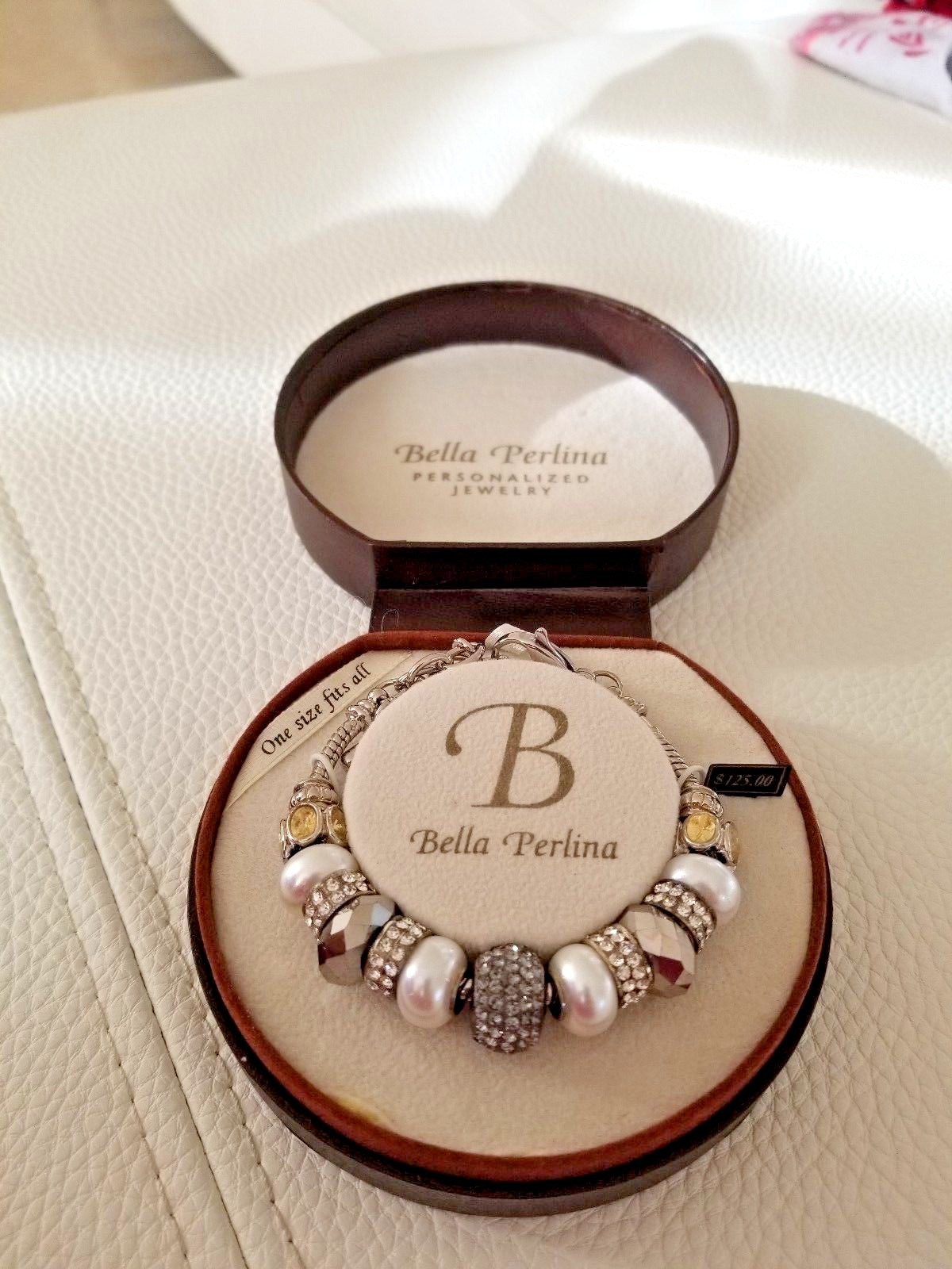NWT Bella Perlina – Charms Bracelet Style – Pearl