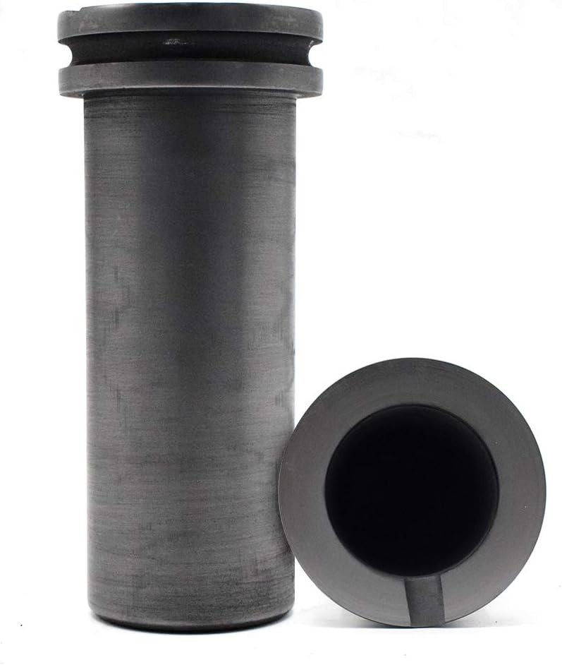 TOAUTO 3KG Graphite Crucible for Metal Purity Casting Ingot Mould for Gold Silve