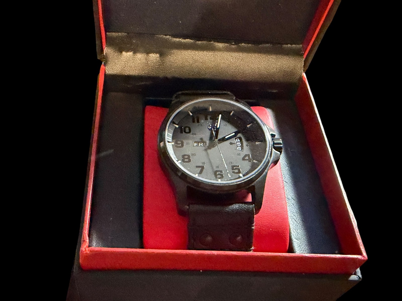 Luminox A.1879.BO Black Dial Leather Strap Swiss Made Men’s Wristwatch